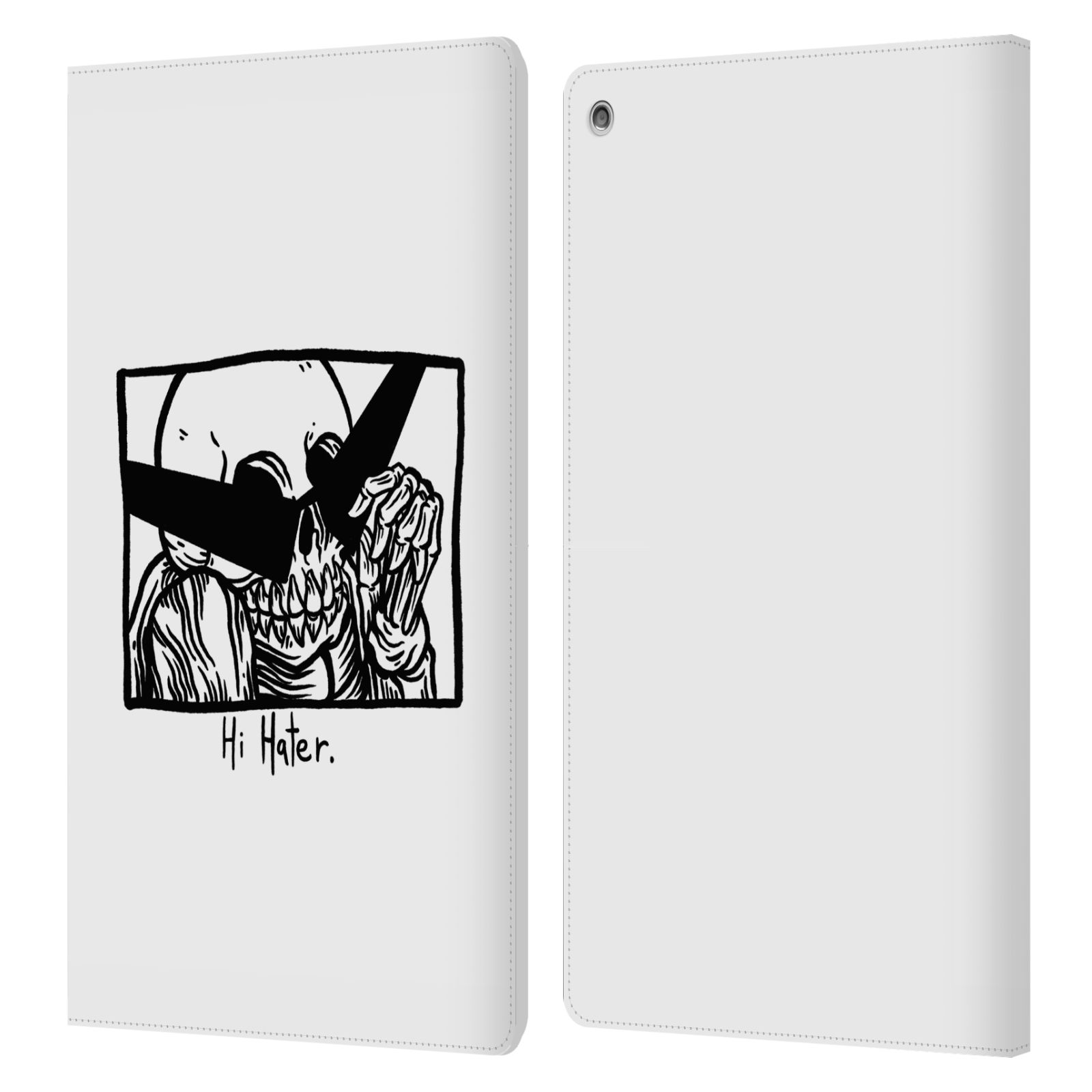 OFFICIAL MATT BAILEY SKULL LEATHER BOOK WALLET CASE COVER FOR AMAZON FIRE - 第 13/19 張圖片