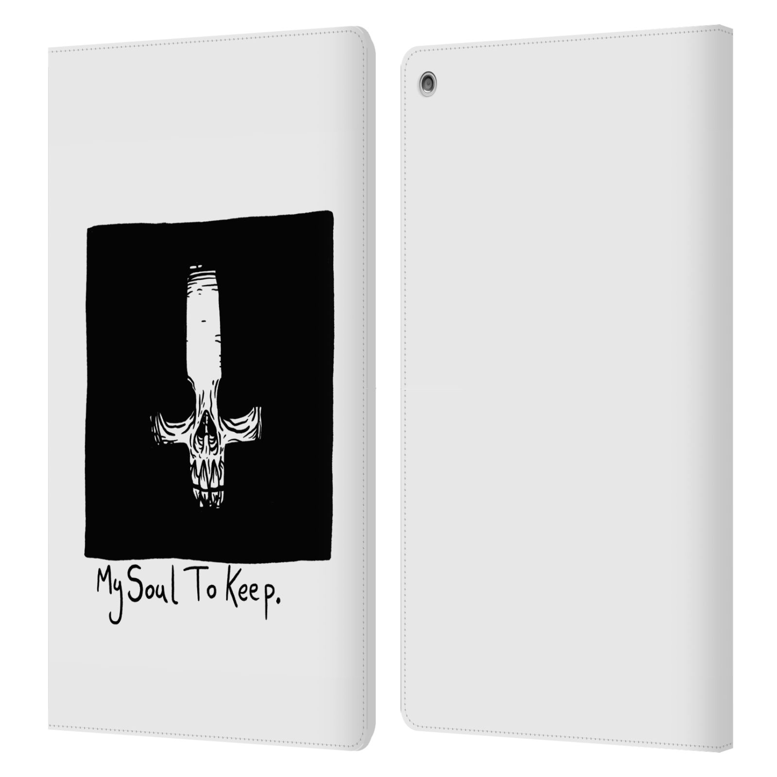 OFFICIAL MATT BAILEY SKULL LEATHER BOOK WALLET CASE COVER FOR AMAZON FIRE - 第 14/19 張圖片