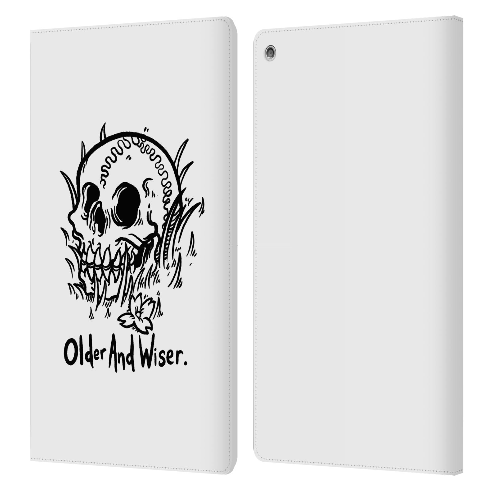 OFFICIAL MATT BAILEY SKULL LEATHER BOOK WALLET CASE COVER FOR AMAZON FIRE - 第 15/19 張圖片