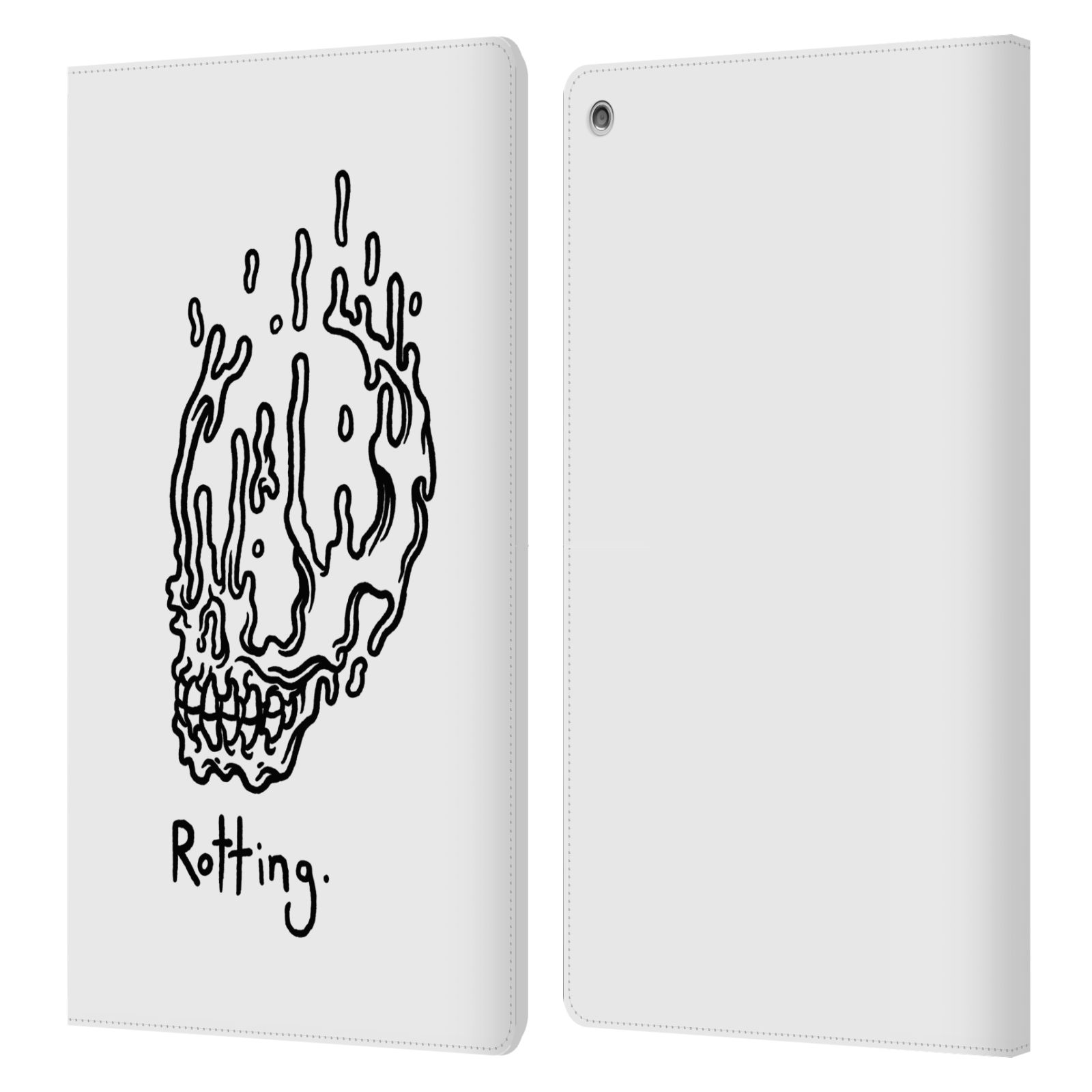 OFFICIAL MATT BAILEY SKULL LEATHER BOOK WALLET CASE COVER FOR AMAZON FIRE - 第 16/19 張圖片