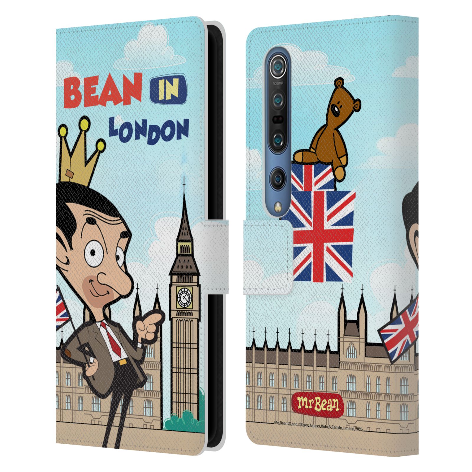 MR. BEAN: THE ANIMATED SERIES GRAPHIC ART LEATHER BOOK CASE FOR XIAOMI PHONES