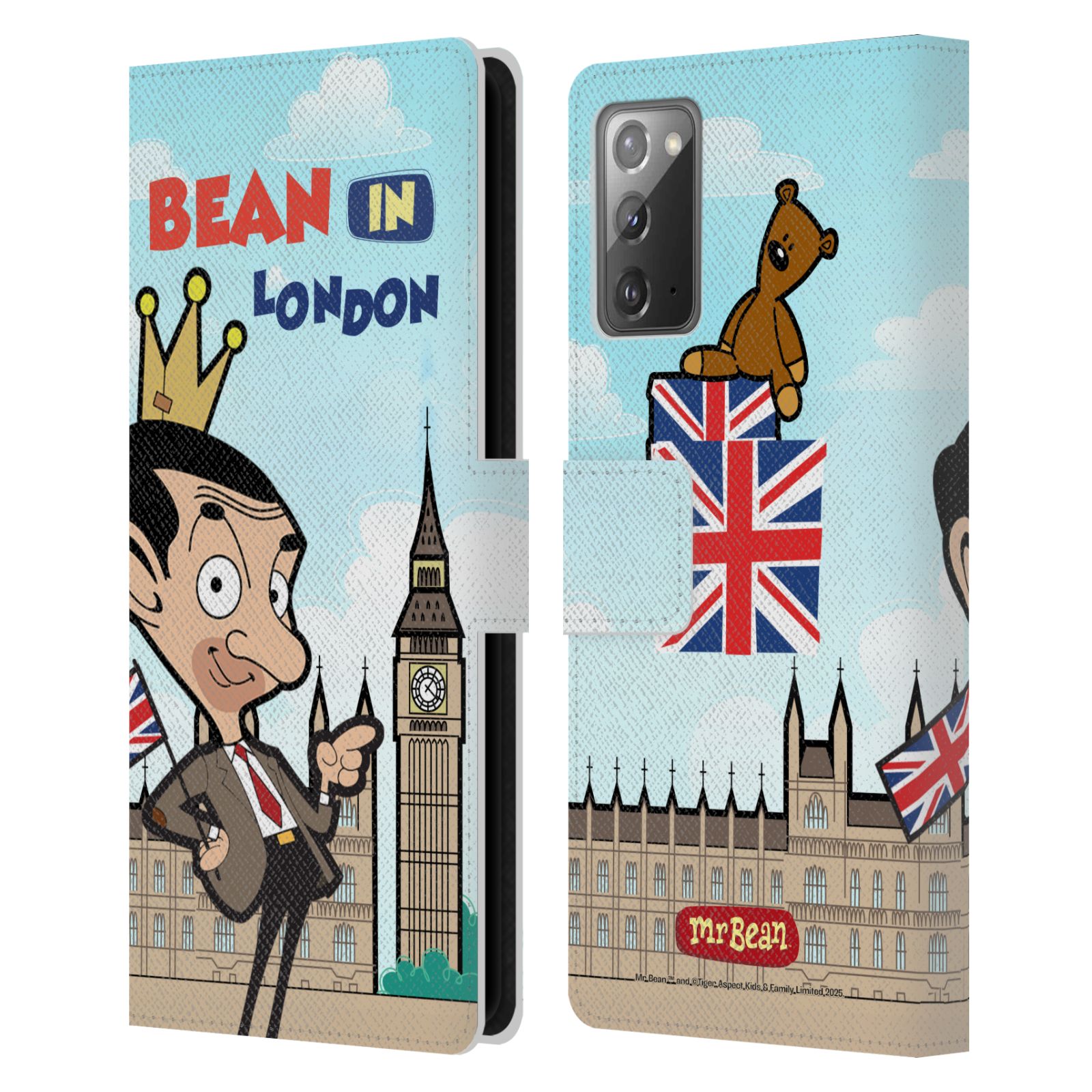 MR. BEAN: THE ANIMATED SERIES GRAPHIC ART LEATHER BOOK CASE FOR SAMSUNG PHONES 2