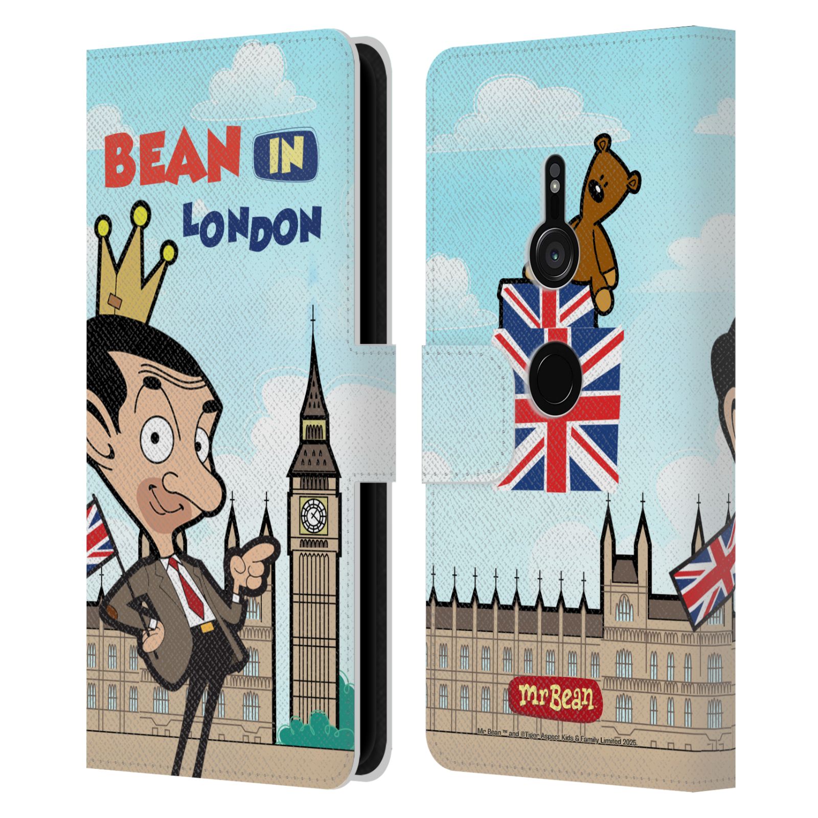 MR. BEAN: THE ANIMATED SERIES GRAPHIC ART LEATHER BOOK CASE FOR SONY PHONES 1