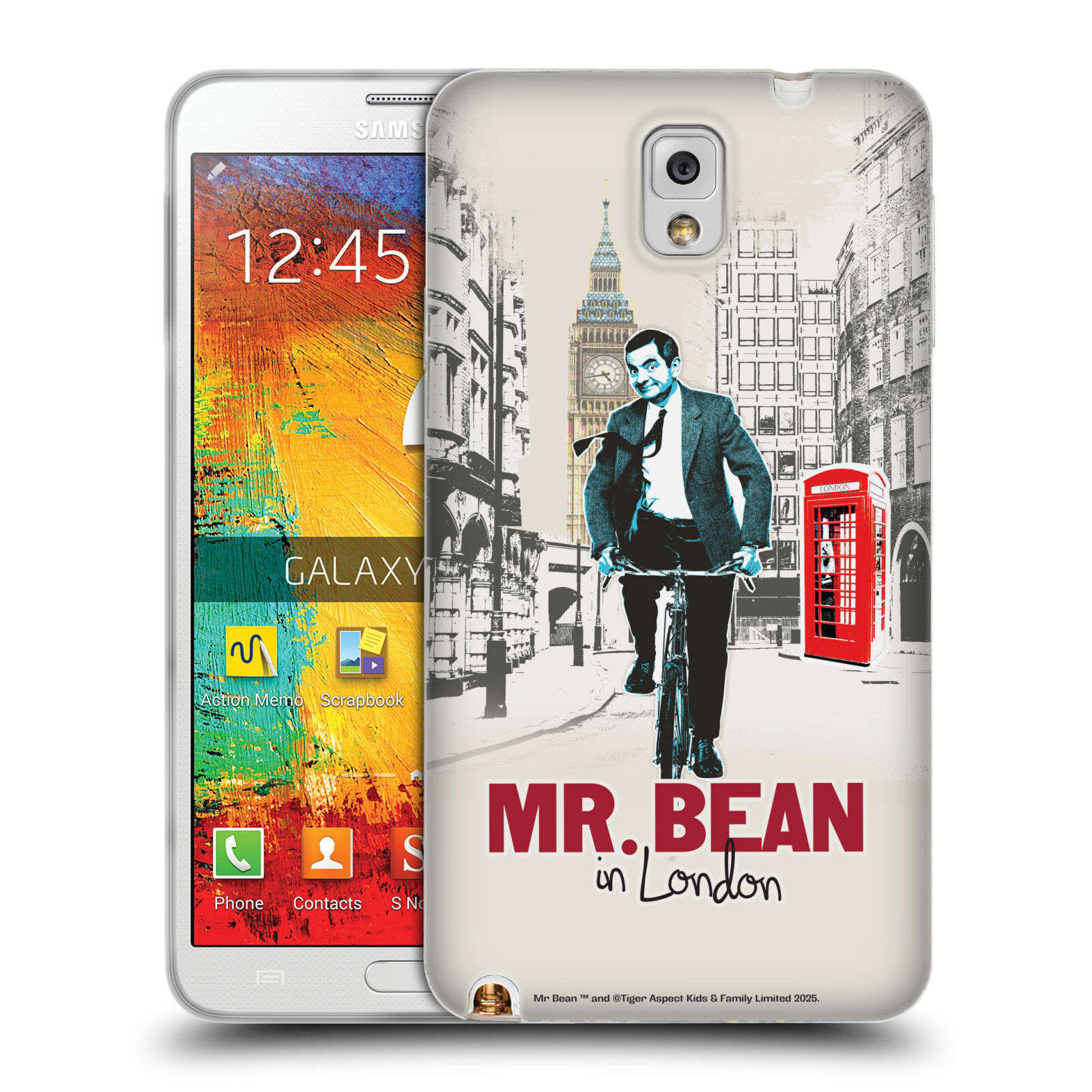 OFFICIAL MR. BEAN LONDON ART SOFT GEL CASE FOR SAMSUNG PHONES 2