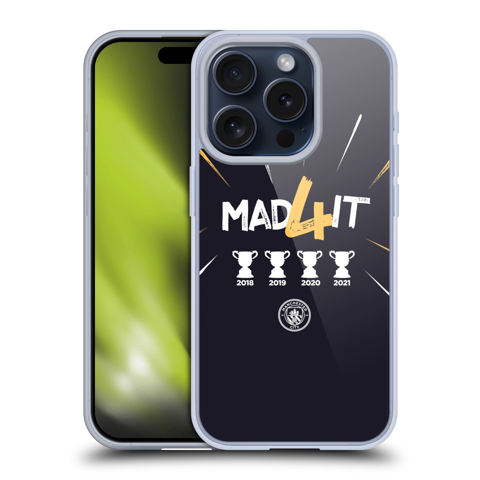 MAN CITY FC CHAMPIONS 2021 ÉTUI COQUE EN GEL MOLLE POUR APPLE iPHONE TÉLÉPHONES - Photo 8 sur 8