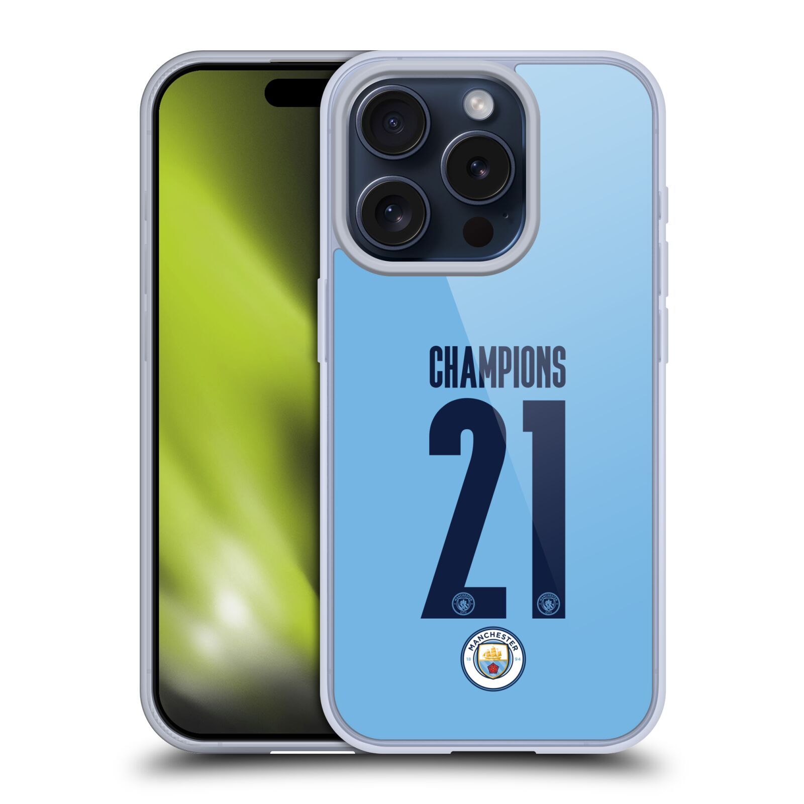 MAN CITY FC 2021 LEAGUE CHAMPIONS ÉTUI COQUE EN GEL POUR APPLE iPHONE TÉLÉPHONES - Photo 11 sur 17