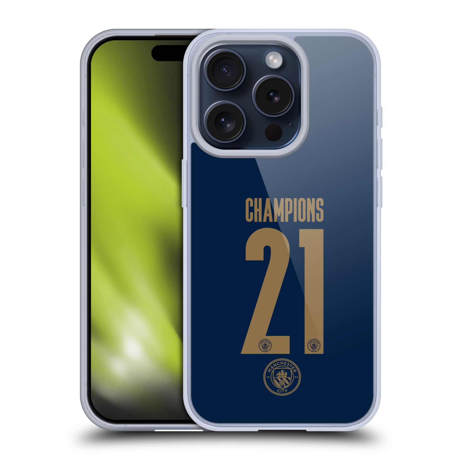 MAN CITY FC 2021 LEAGUE CHAMPIONS ÉTUI COQUE EN GEL POUR APPLE iPHONE TÉLÉPHONES - Photo 12 sur 17