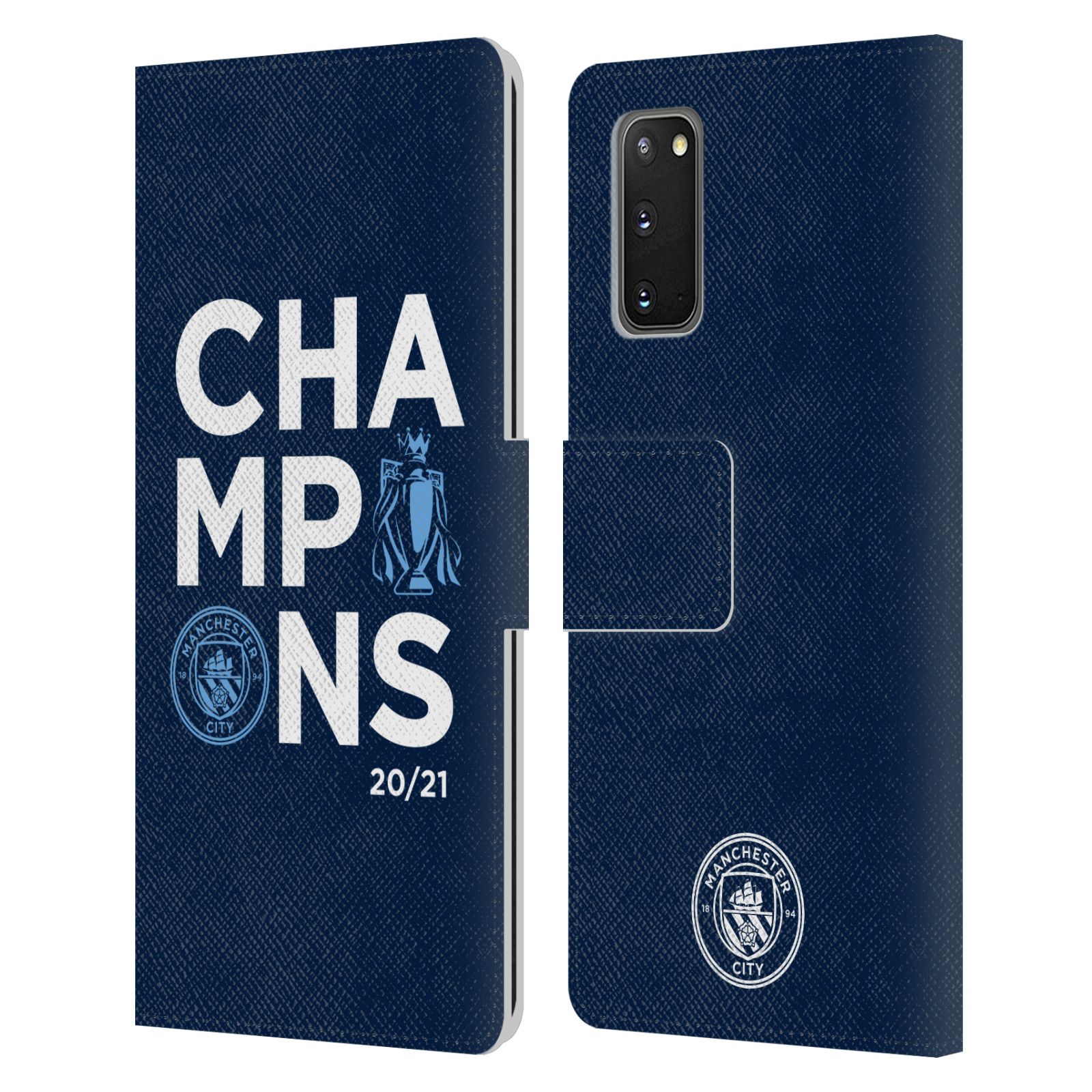 MAN CITY FC 2021 LEAGUE CHAMPIONS LEATHER BOOK WALLET CASE FOR SAMSUNG PHONES 2 - Picture 7 of 12