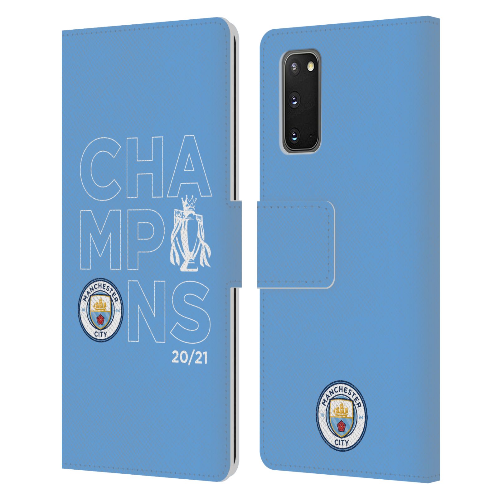 MAN CITY FC 2021 LEAGUE CHAMPIONS LEATHER BOOK WALLET CASE FOR SAMSUNG PHONES 2 - Picture 9 of 12