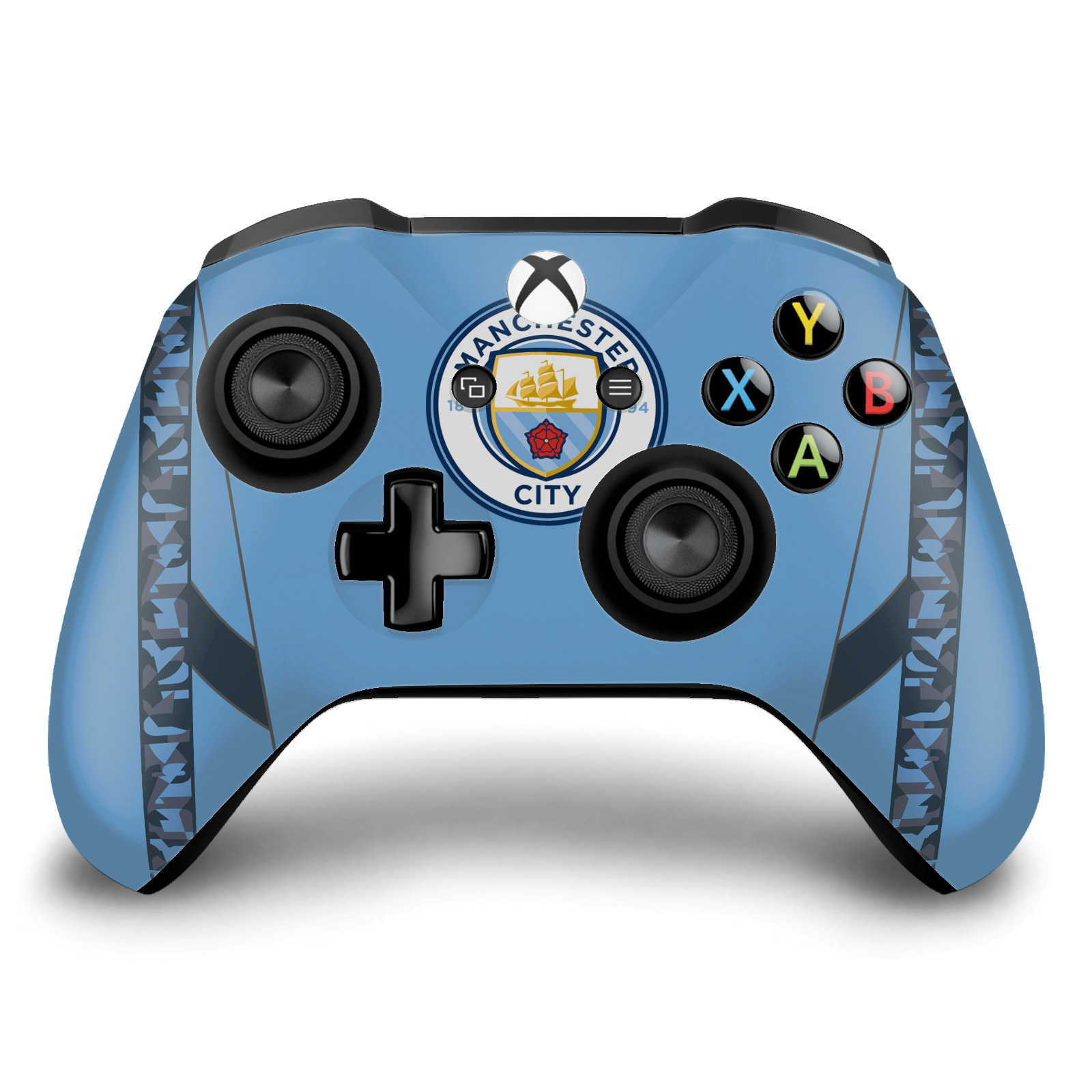 MAN CITY FC 2024 CHAMPIONS VINYL SKIN DECAL FOR XBOX ONE S / X CONTROLLER