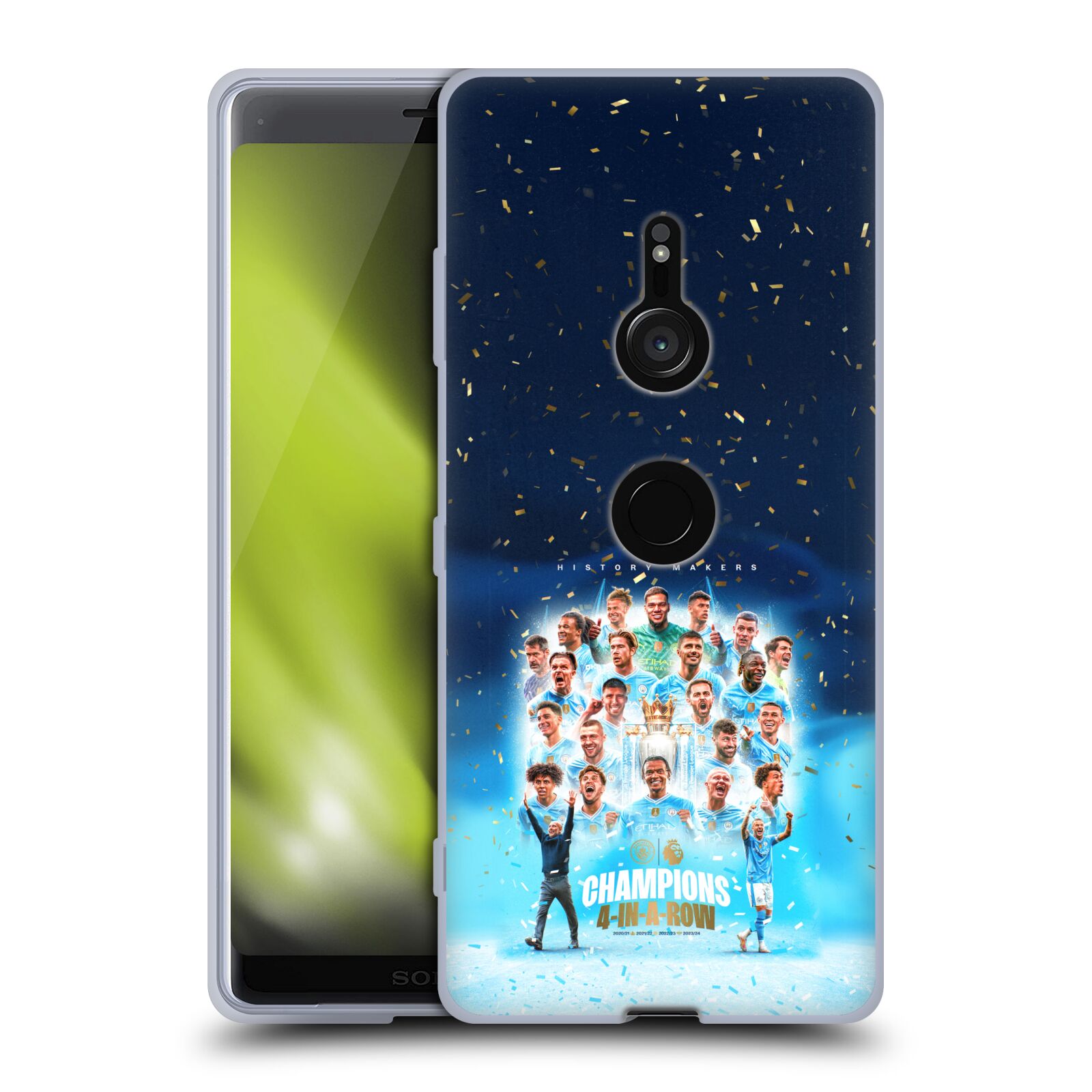 MAN CITY FC 2024 PREMIER LEAGUE CHAMPIONS SOFT GEL CASE FOR SONY PHONES 1 - Picture 10 of 10