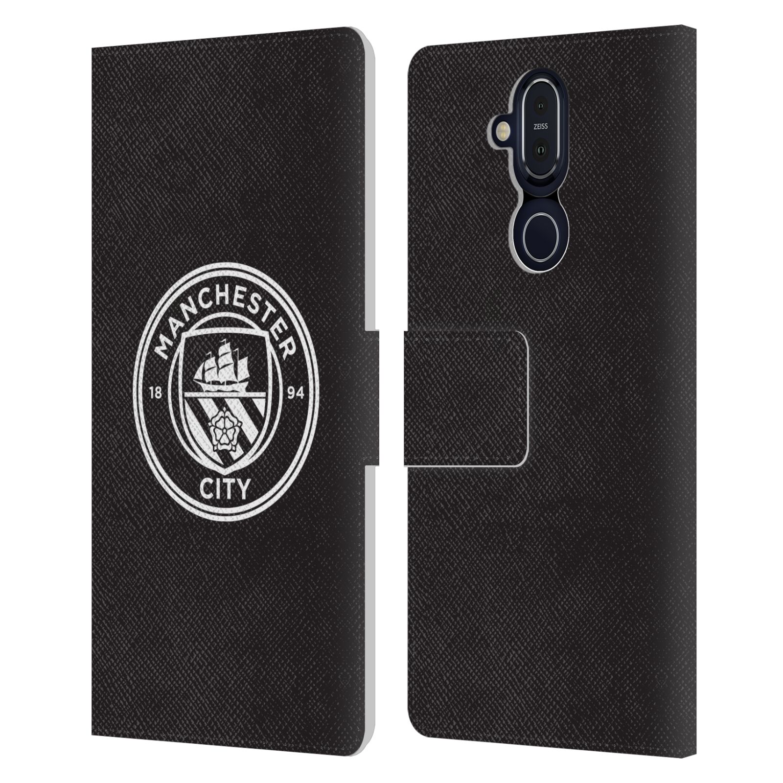 MANCHESTER CITY MAN CITY FC BADGE LEATHER BOOK CASE FOR MICROSOFT NOKIA PHONES - Picture 9 of 16