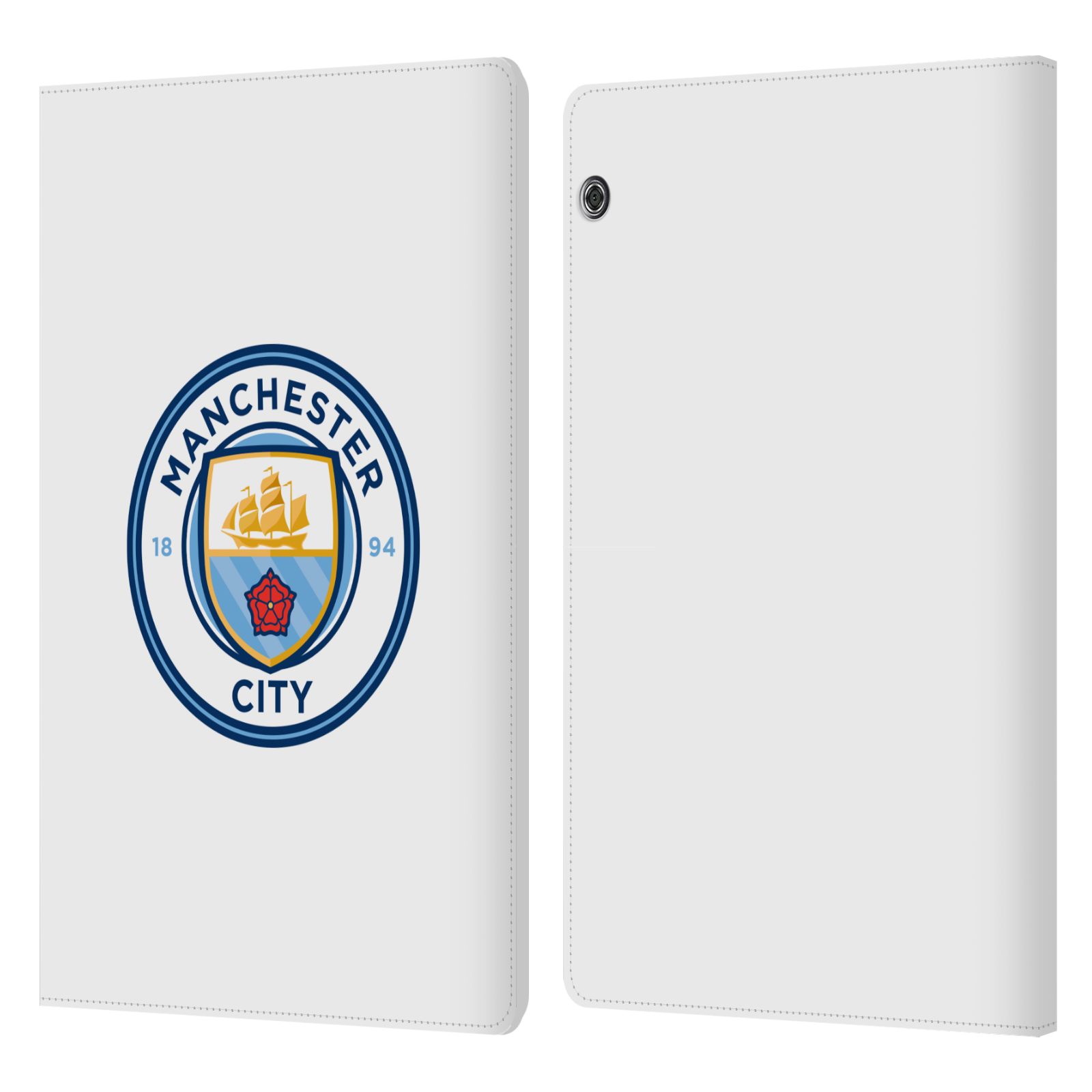 MANCHESTER CITY MAN CITY FC BADGE LEATHER BOOK CASE FOR HUAWEI XIAOMI TABLET - Picture 7 of 7