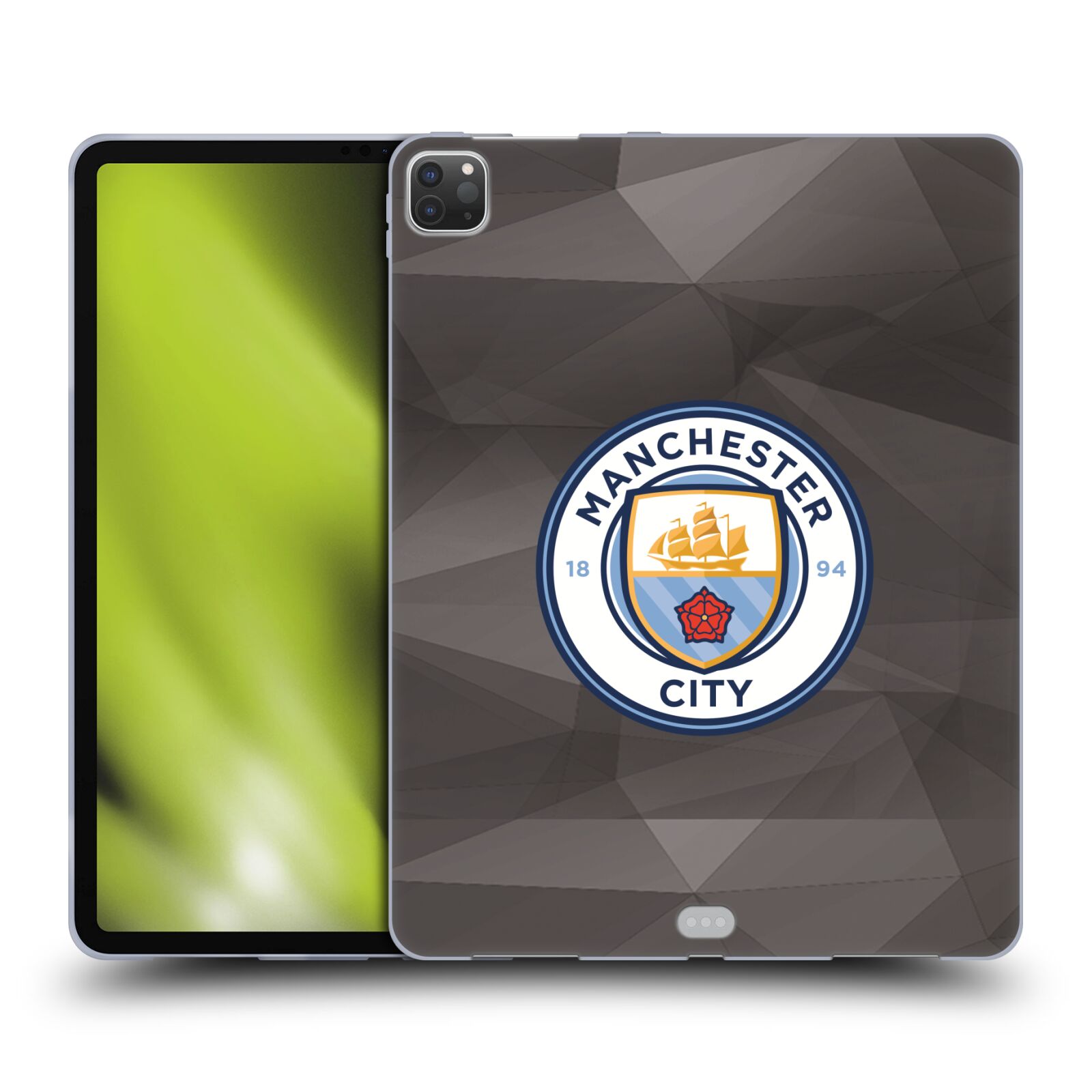 MANCHESTER CITY MAN CITY FC BADGE GEOMETRIC GEL CASE FOR APPLE SAMSUNG KINDLE - Picture 8 of 13