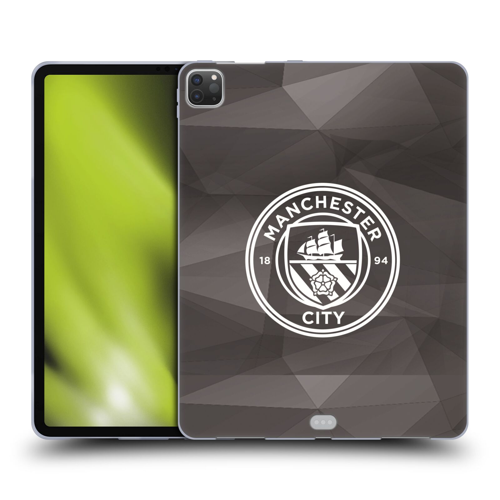 MANCHESTER CITY MAN CITY FC BADGE GEOMETRIC GEL CASE FOR APPLE SAMSUNG KINDLE - Picture 9 of 13