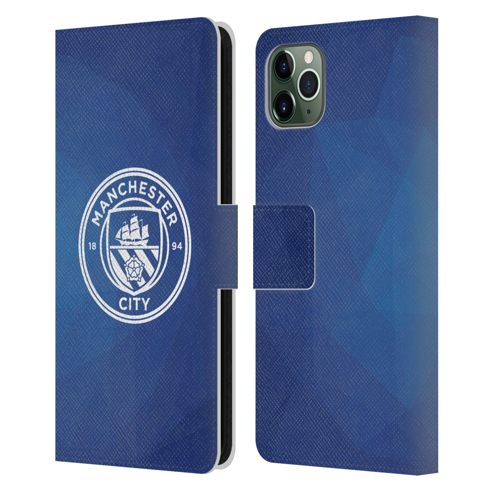 MAN CITY FC BADGE GÉOMÉTRIQUE ÉTUI COQUE EN CUIR POUR APPLE iPHONE TÉLÉPHONES - Photo 10 sur 12