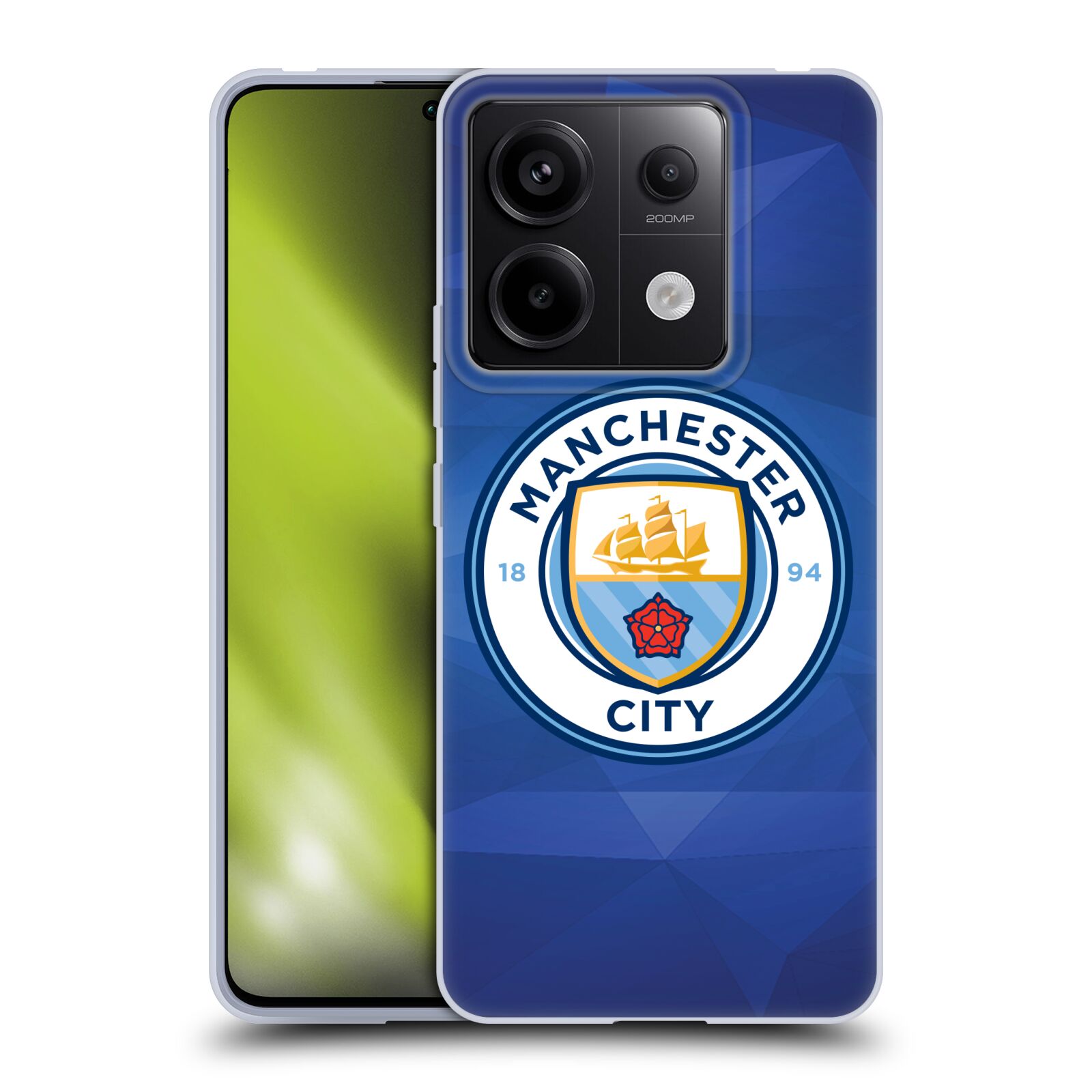 Silikonové pouzdro - Xiaomi Redmi Note 13 Pro 5G / Poco X6 5G - Head Case - Manchester City FC - Modré nové logo (Silikonový kryt, obal, pouzdro na mobilní telefon Xiaomi Redmi Note 13 Pro 5G / Poco X6 5G s motivem Manchester City FC - Modré nové logo)