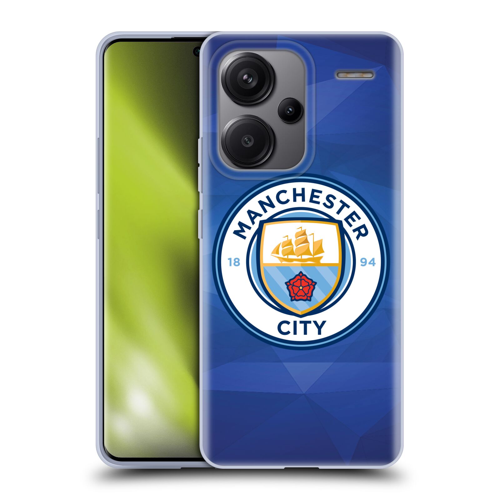 Silikonové pouzdro na mobil Xiaomi Redmi Note 13 Pro Plus 5G - Head Case - Manchester City FC - Modré nové logo (Silikonový kryt, obal, pouzdro na mobilní telefon Xiaomi Redmi Note 13 Pro Plus 5G s motivem Manchester City FC - Modré nové logo)