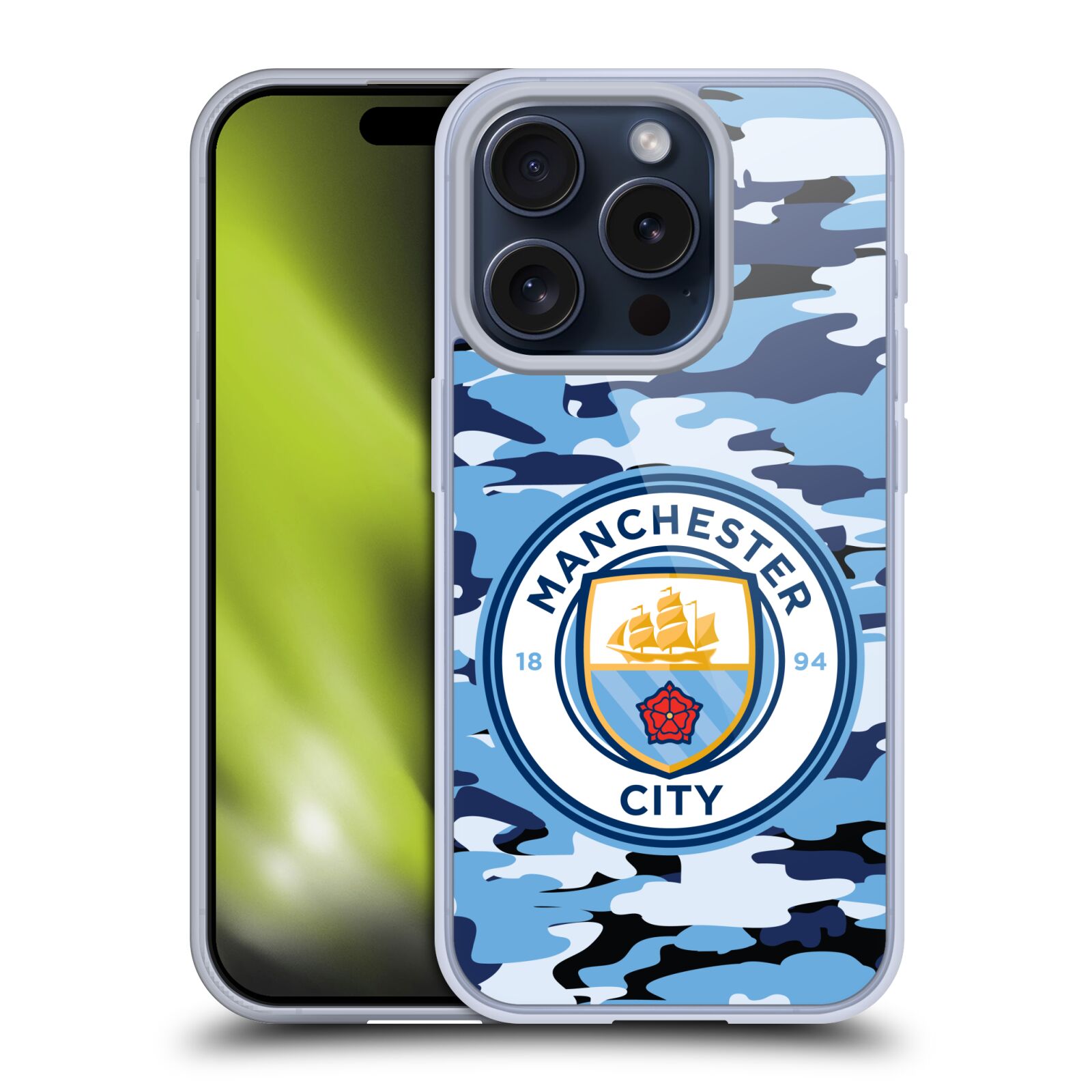 MAN CITY FC BADGE CAMOU ÉTUI COQUE EN GEL MOLLE POUR APPLE iPHONE TÉLÉPHONES - Photo 14 sur 17