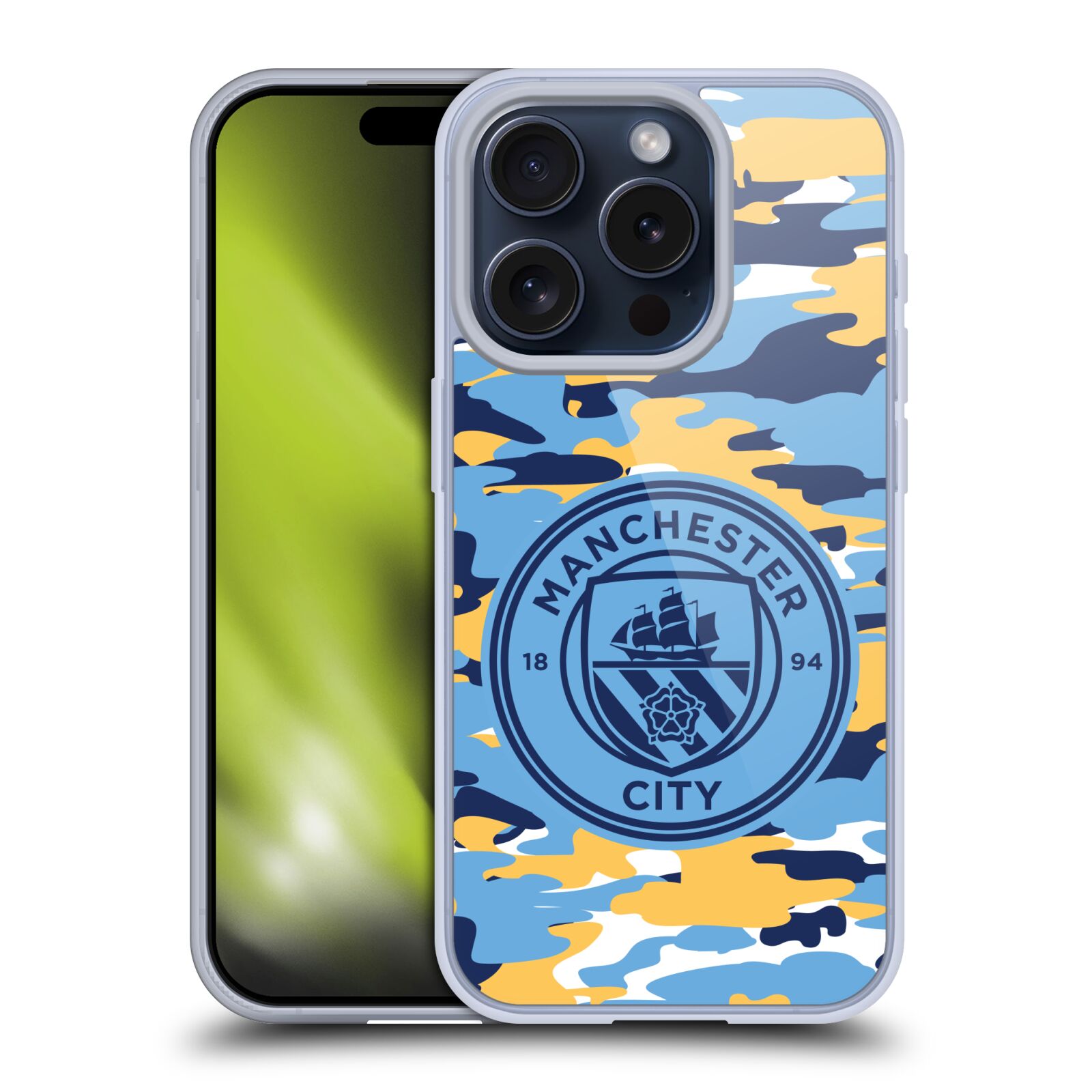 MAN CITY FC BADGE CAMOU ÉTUI COQUE EN GEL MOLLE POUR APPLE iPHONE TÉLÉPHONES - Photo 9 sur 17