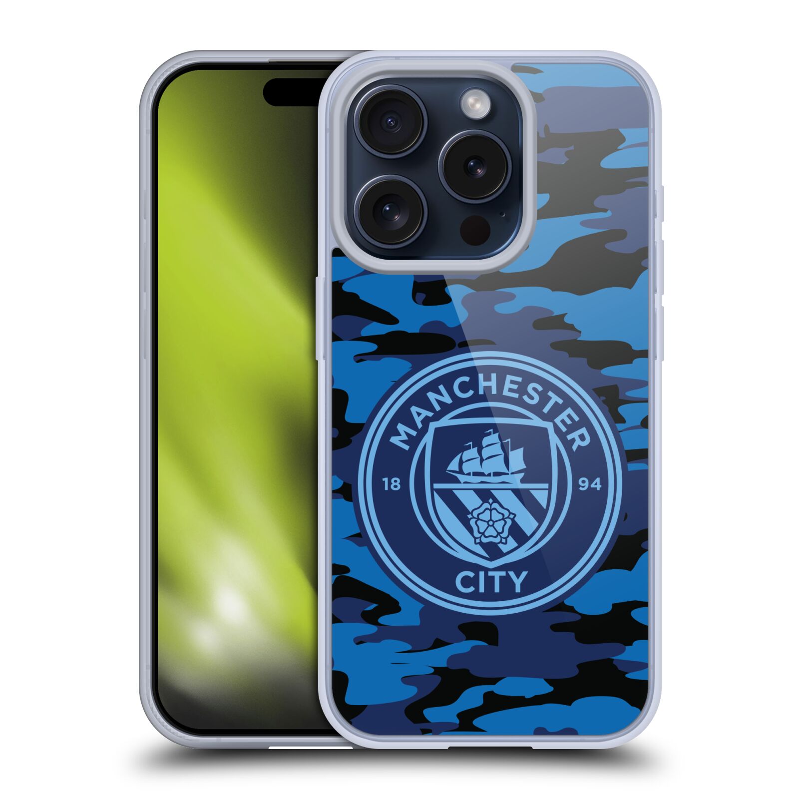 MAN CITY FC BADGE CAMOU ÉTUI COQUE EN GEL MOLLE POUR APPLE iPHONE TÉLÉPHONES - Photo 17 sur 17