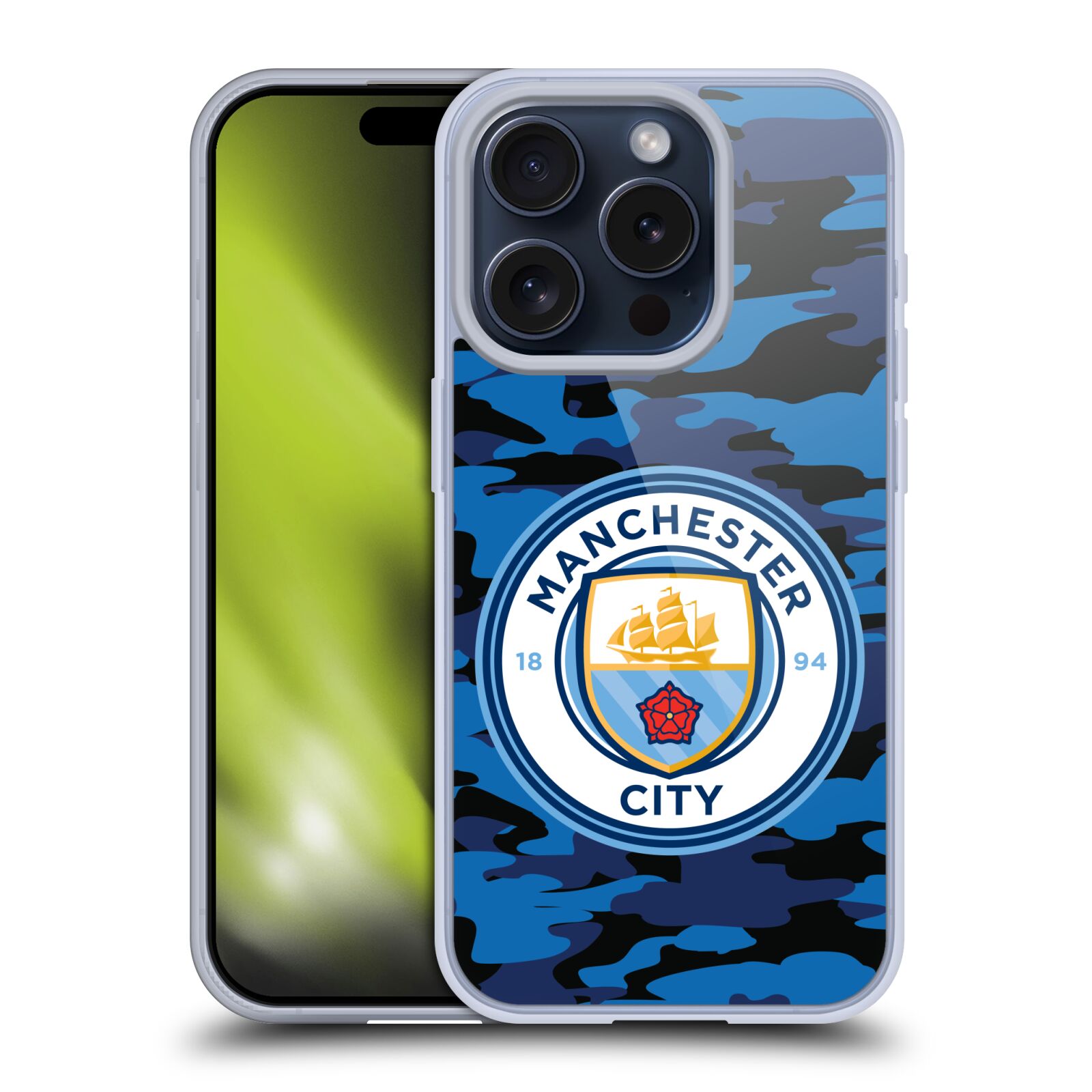MAN CITY FC BADGE CAMOU ÉTUI COQUE EN GEL MOLLE POUR APPLE iPHONE TÉLÉPHONES - Photo 16 sur 17