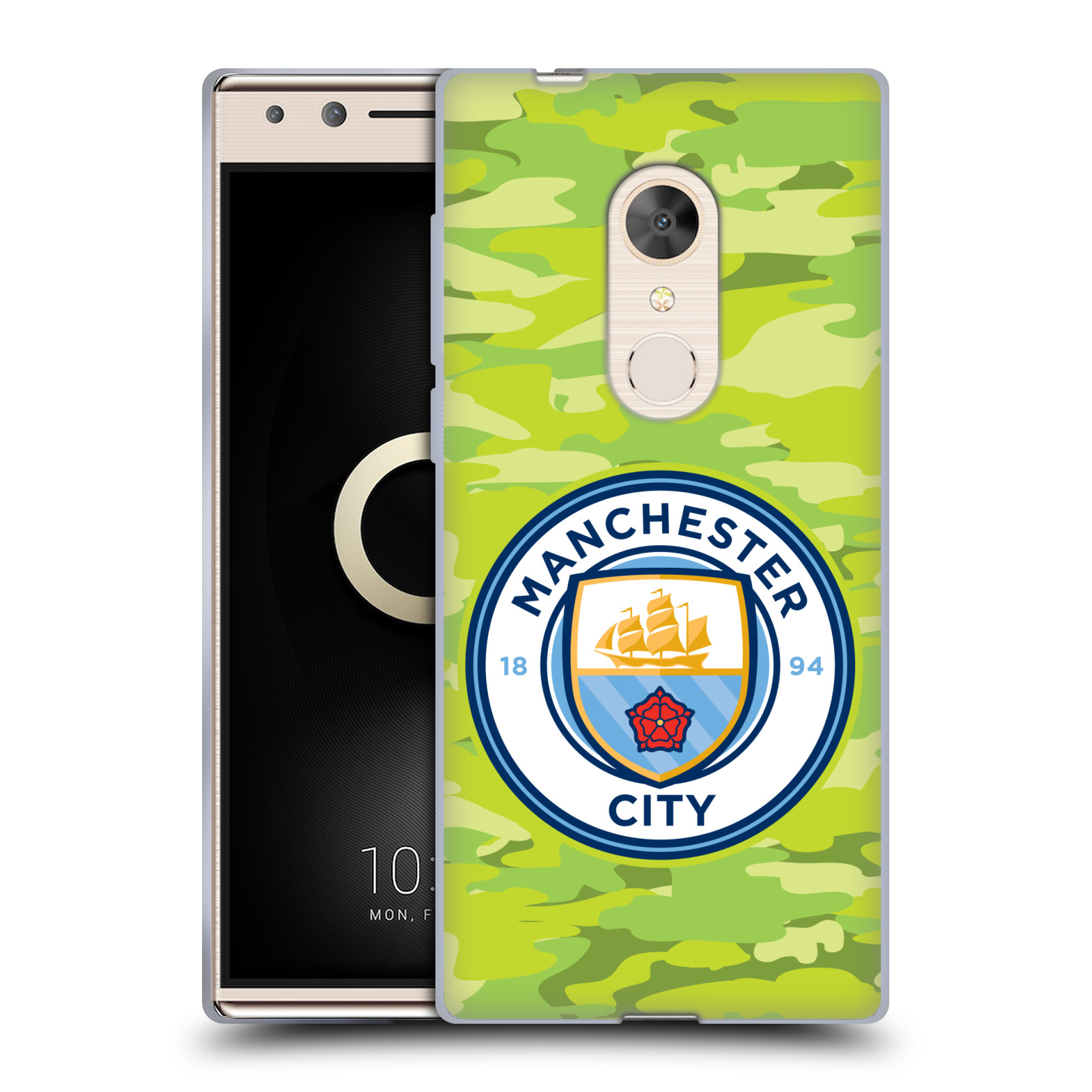 MANCHESTER CITY MAN CITY FC BADGE CAMOU GEL CASE FOR ALCATEL PHONES - 第 14/17 張圖片