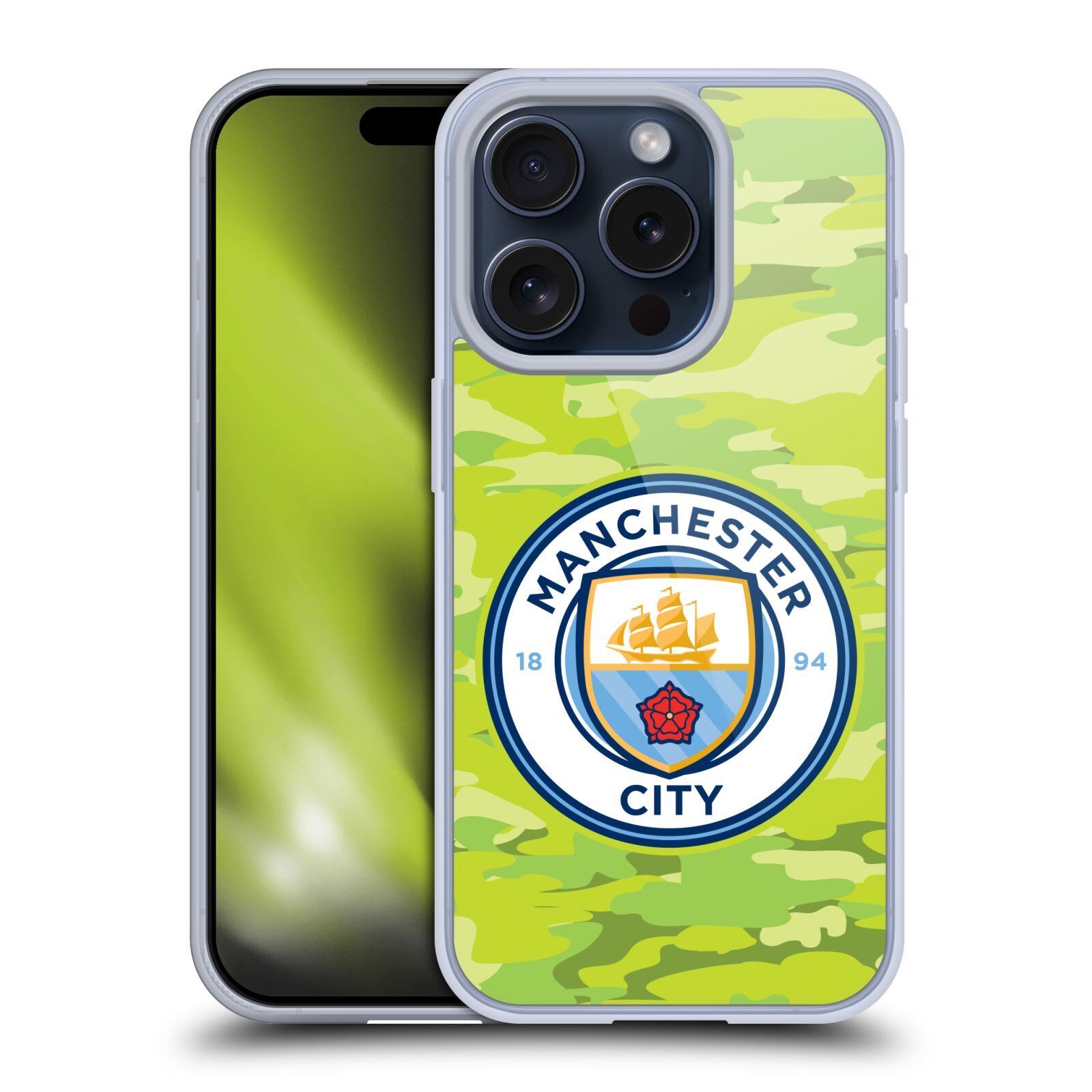 MAN CITY FC BADGE CAMOU ÉTUI COQUE EN GEL MOLLE POUR APPLE iPHONE TÉLÉPHONES - Photo 10 sur 17
