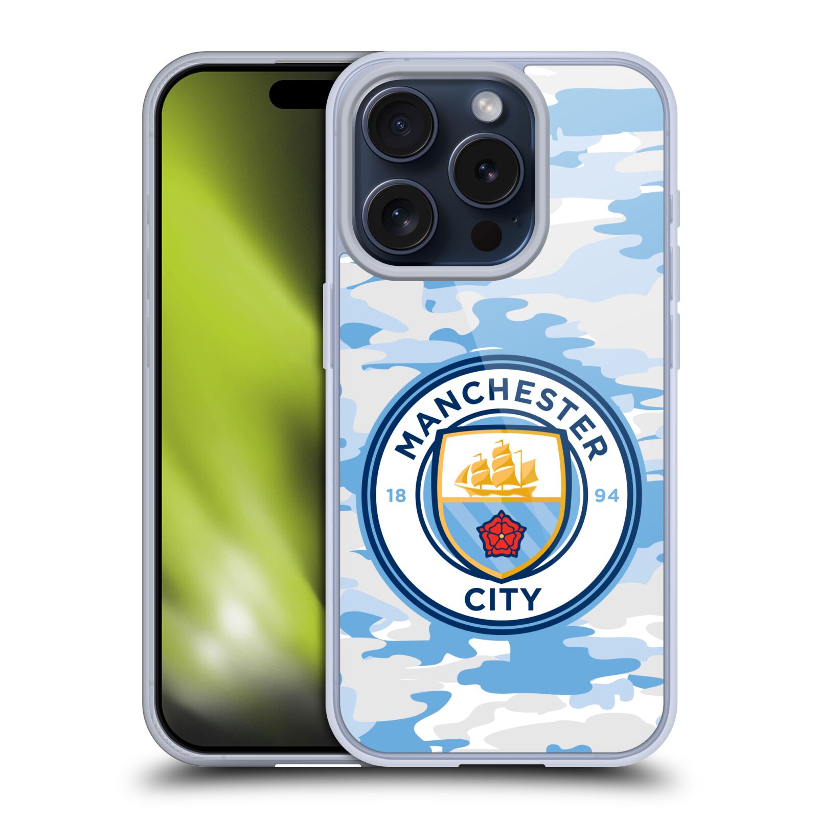 MAN CITY FC BADGE CAMOU ÉTUI COQUE EN GEL MOLLE POUR APPLE iPHONE TÉLÉPHONES - Photo 12 sur 17