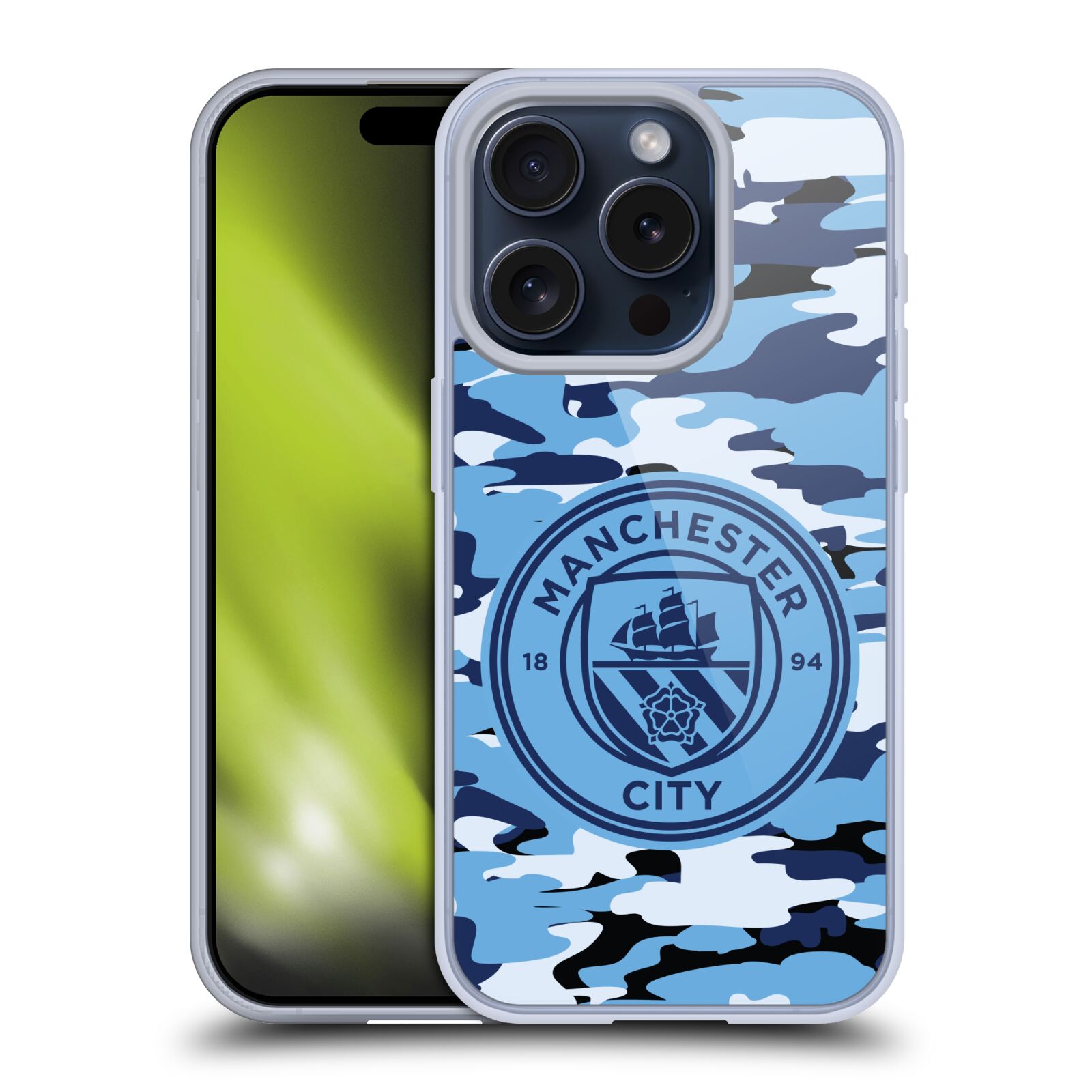MAN CITY FC BADGE CAMOU ÉTUI COQUE EN GEL MOLLE POUR APPLE iPHONE TÉLÉPHONES - Photo 15 sur 17