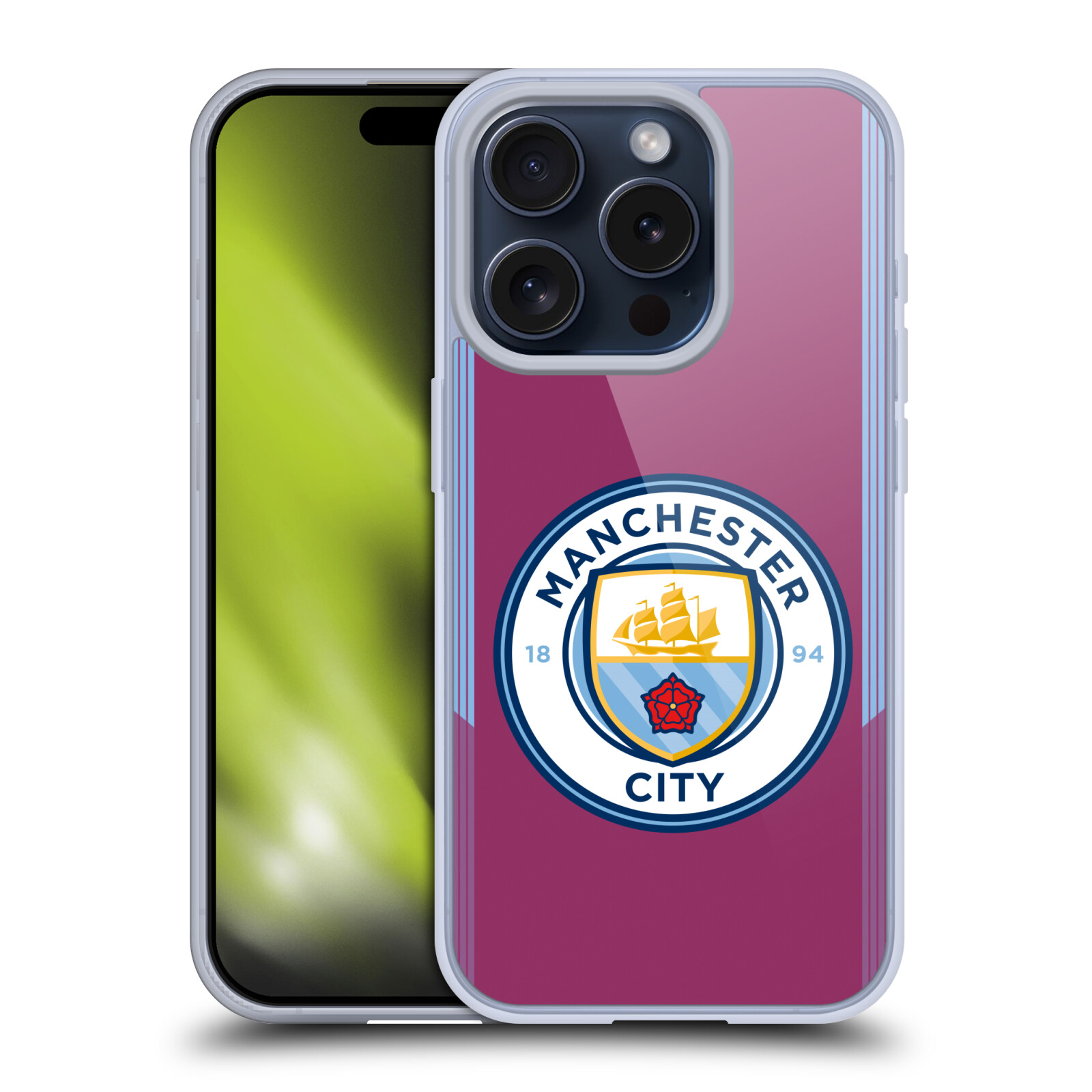 MAN CITY FC BADGE KIT 2017/18 ÉTUI COQUE EN GEL POUR APPLE iPHONE TÉLÉPHONES - Photo 8 sur 9