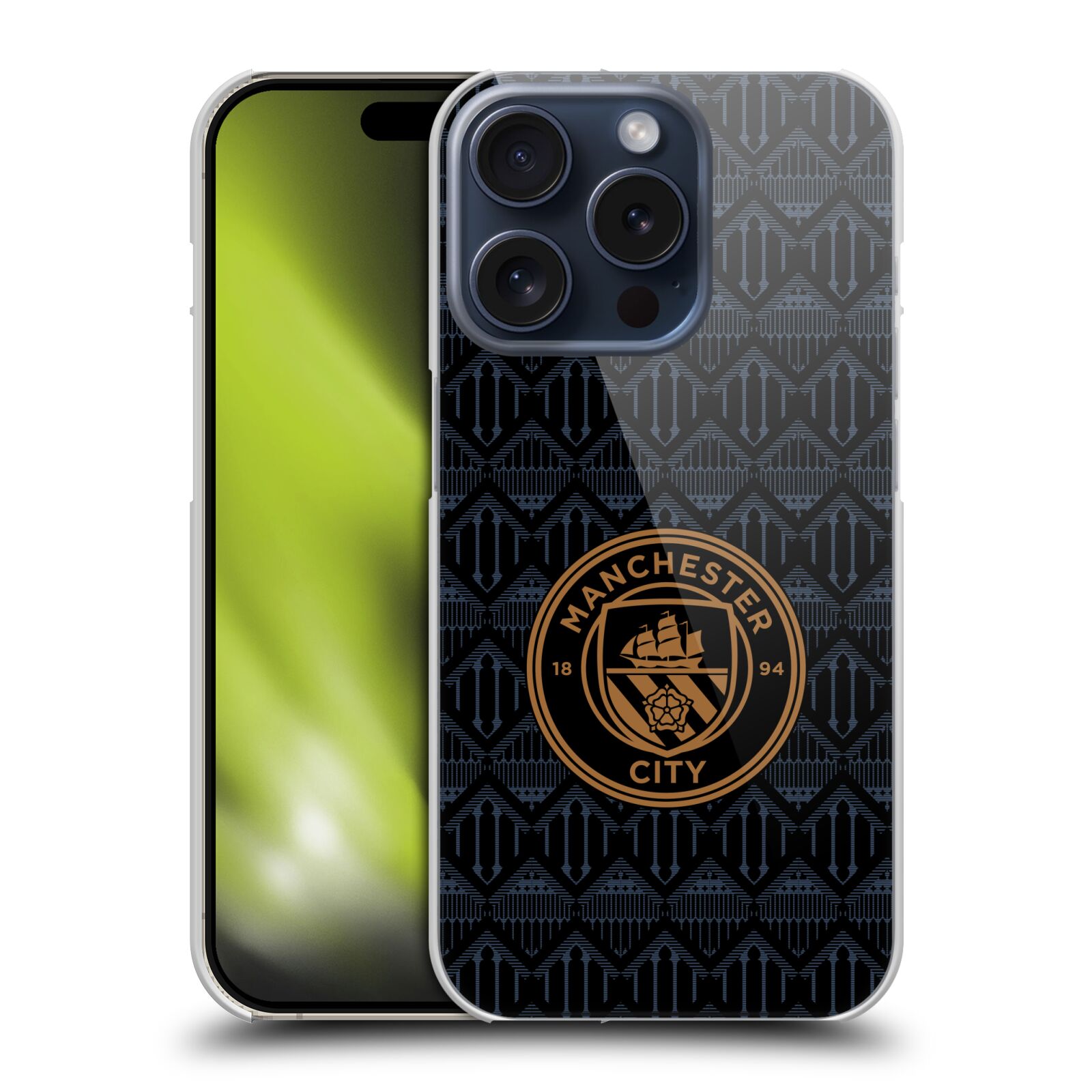 MANCHESTER CITY MAN CITY FC 2020/21 BADGE KIT BACK CASE FOR APPLE iPHONE PHONES