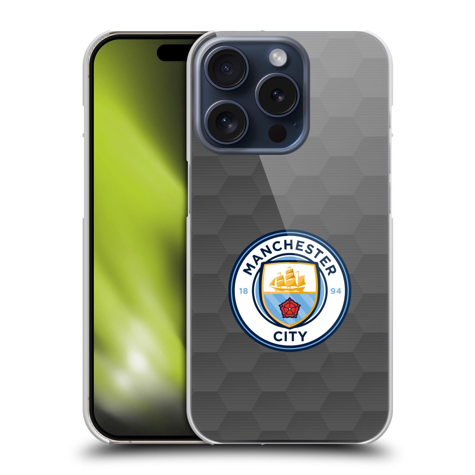 MANCHESTER CITY MAN CITY FC 2020/21 BADGE KIT BACK CASE FOR APPLE iPHONE PHONES