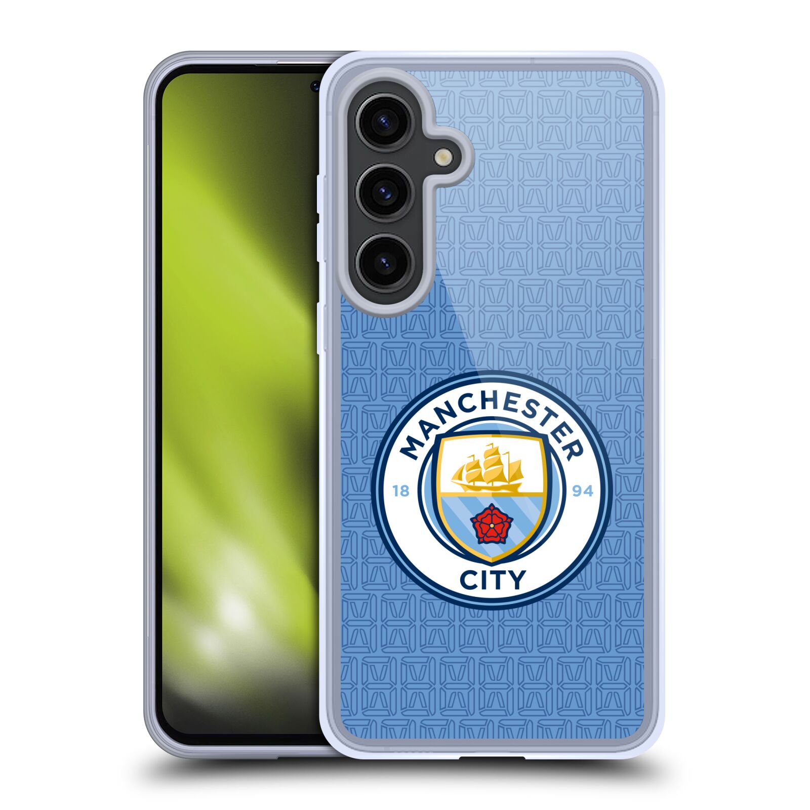 MAN CITY FC 2021/22 KIT DE INSIGNIAS FUNDA DE GEL COMPATIBLE CON TELÉFONOS SAMSUNG Y MAGSAFE - Imagen 9 de 9
