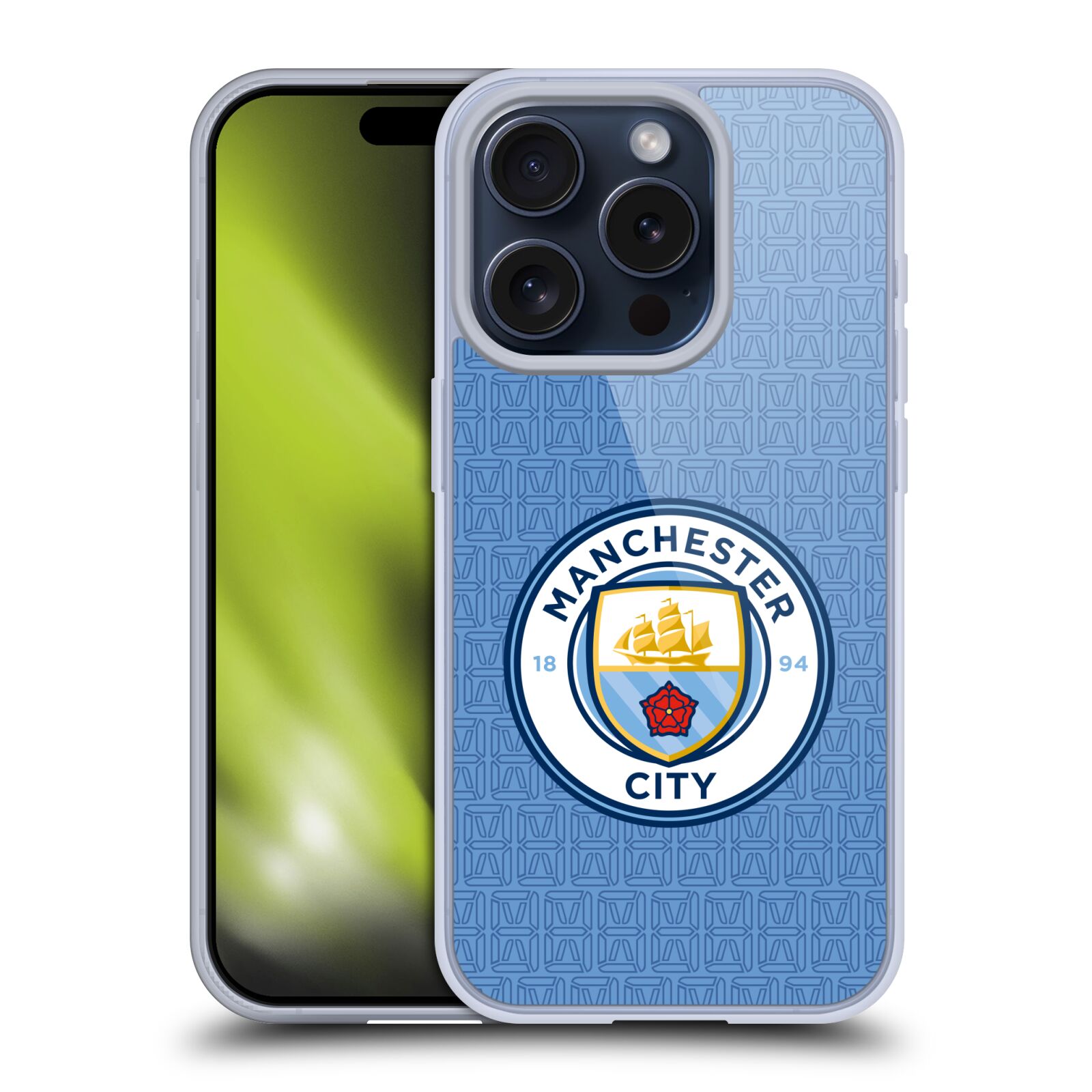 MAN CITY FC 2021/22 BADGE KIT ÉTUI COQUE EN GEL POUR APPLE iPHONE TÉLÉPHONES - Photo 9 sur 9