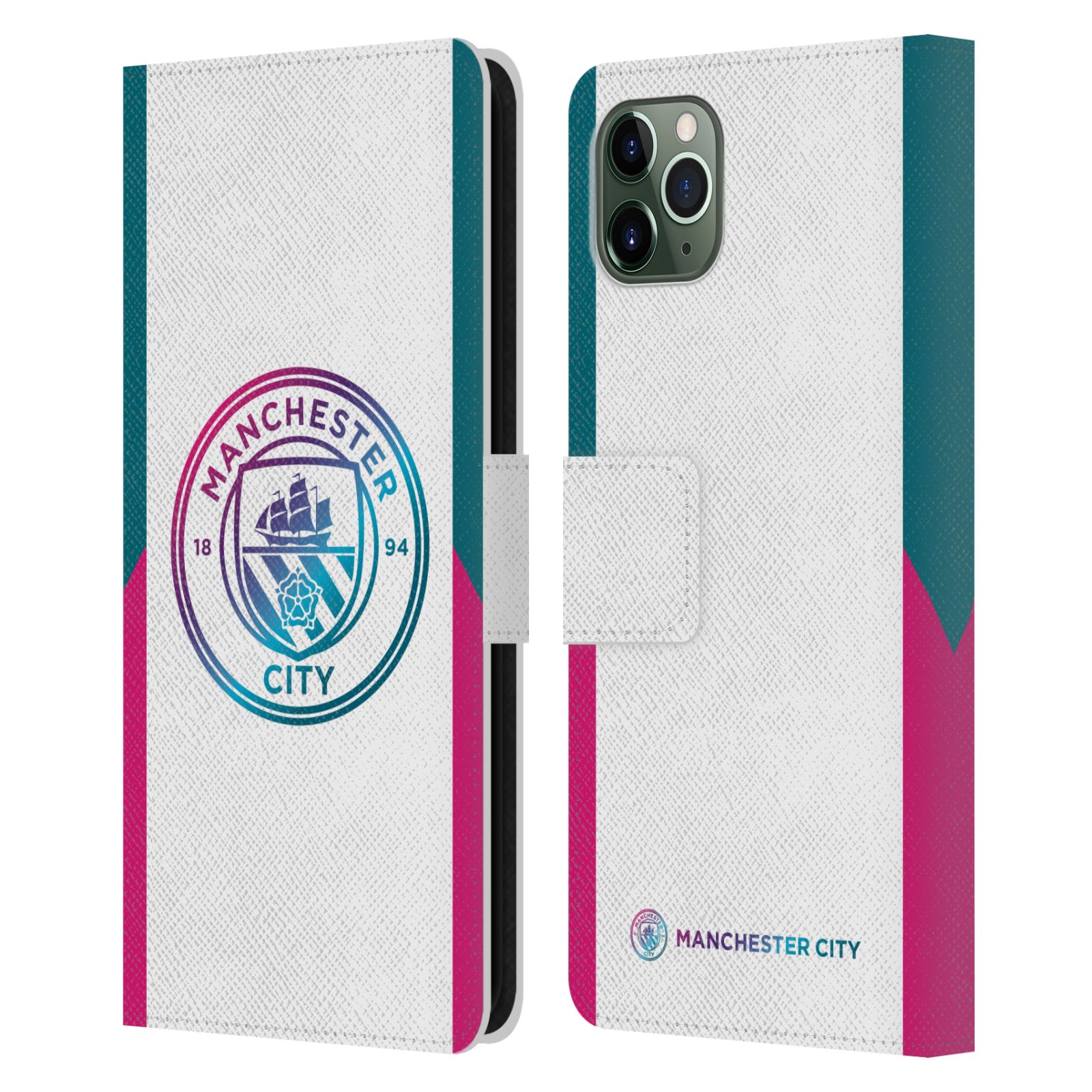MAN CITY FC 2021/22 BADGE KIT ÉTUI COQUE EN CUIR POUR APPLE iPHONE TÉLÉPHONES - Photo 7 sur 8