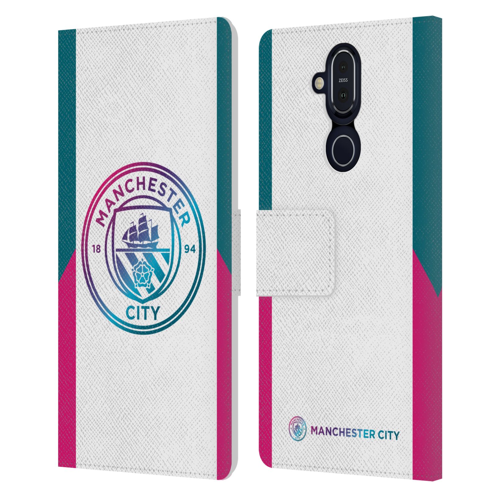 MAN CITY FC 2021/22 BADGE KIT LEATHER BOOK CASE FOR MICROSOFT NOKIA PHONES - 第 7/8 張圖片