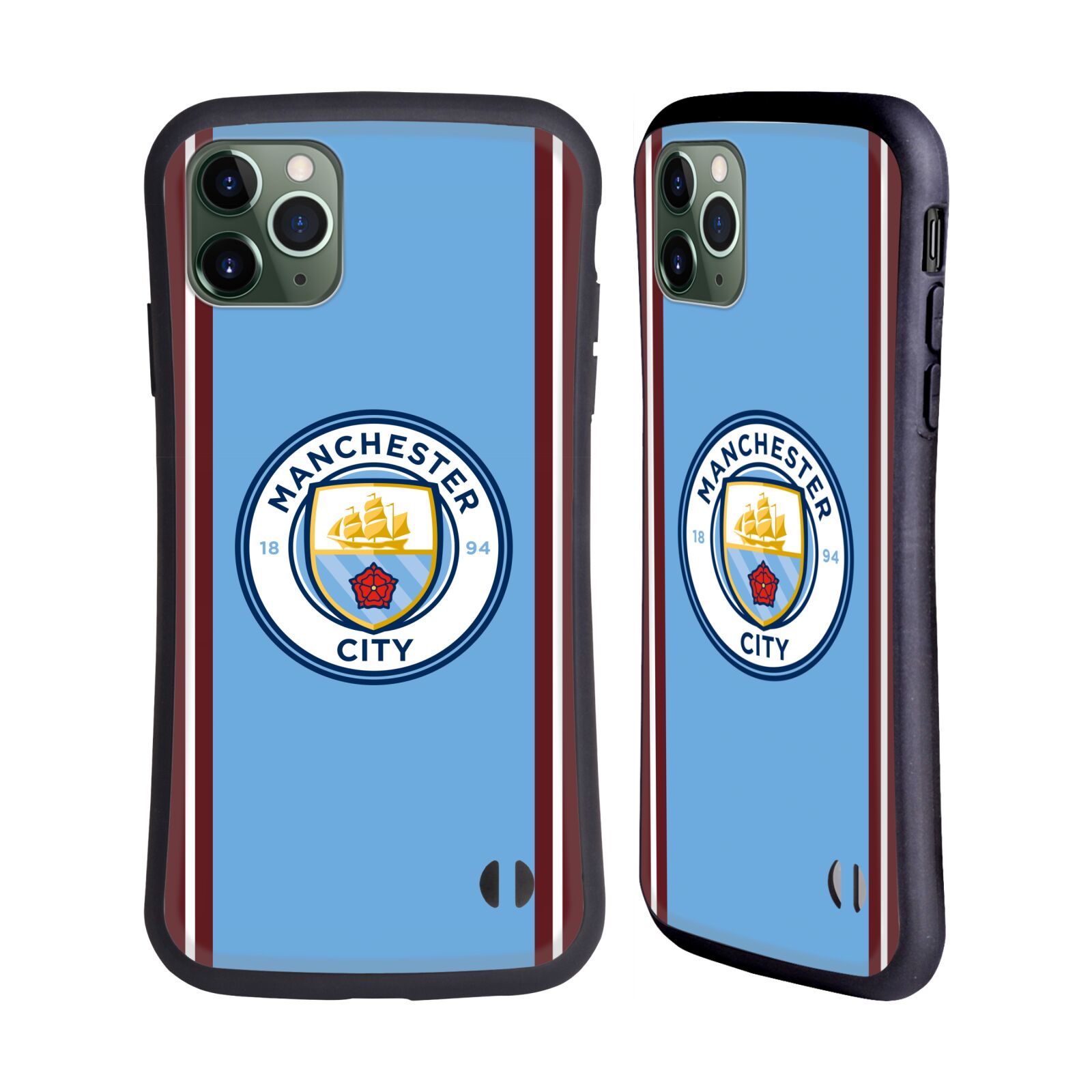 MAN CITY FC 2022/23 BADGE KIT HYBRID CASE FOR APPLE iPHONES PHONES - 第 10/13 張圖片
