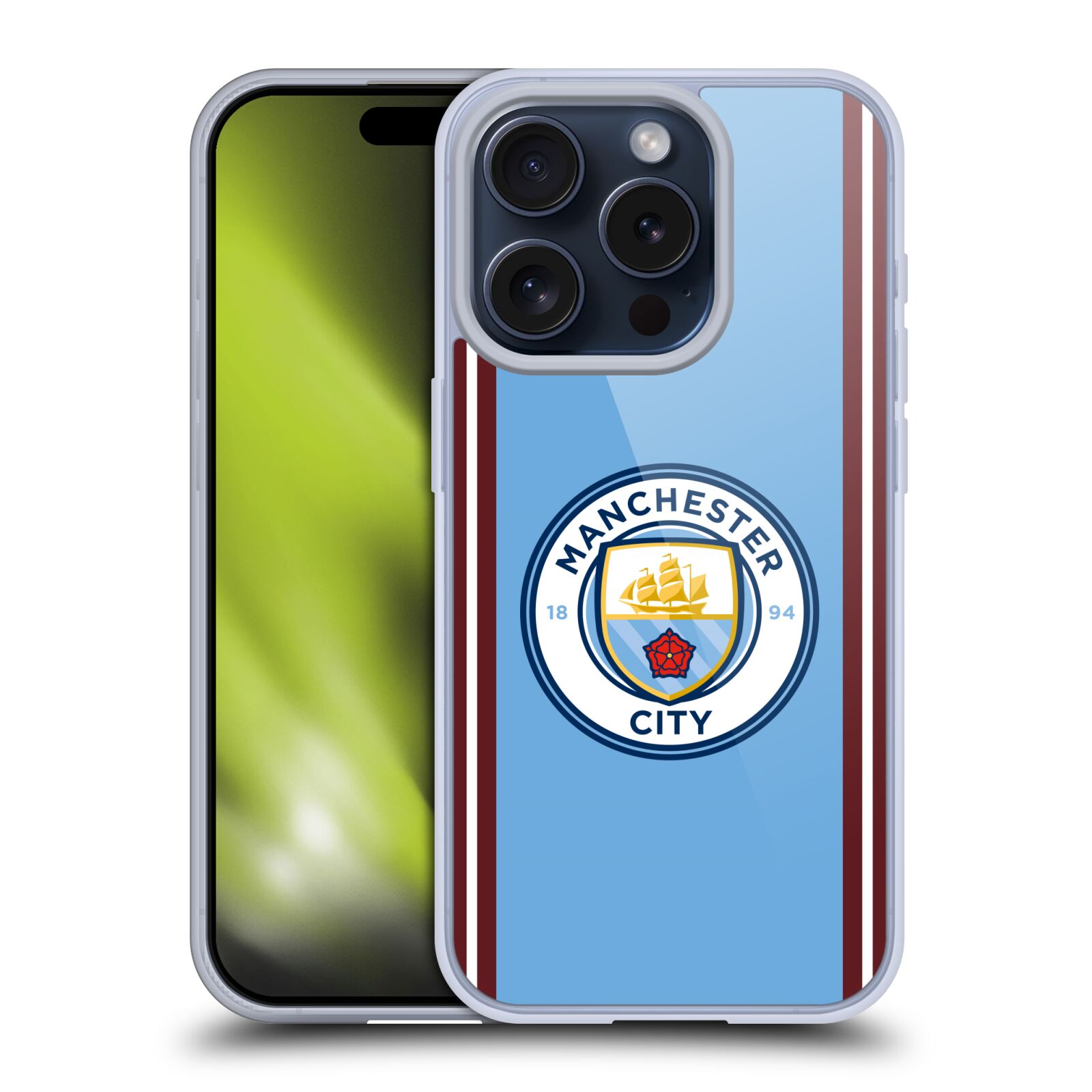 MAN CITY FC 2022/23 BADGE KIT ÉTUI COQUE EN GEL POUR APPLE iPHONE TÉLÉPHONES - Photo 10 sur 13