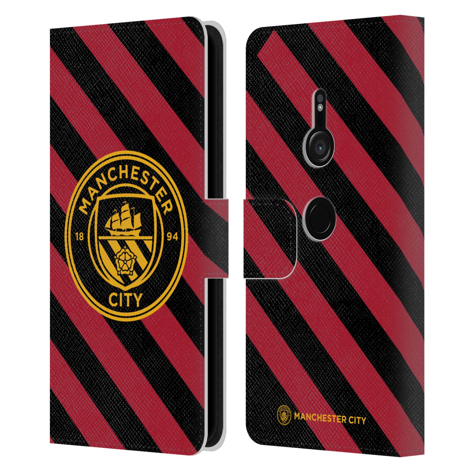 MAN CITY FC 2022/23 BADGE KIT LEATHER BOOK WALLET CASE COVER FOR SONY PHONES 1 - 第 7/12 張圖片