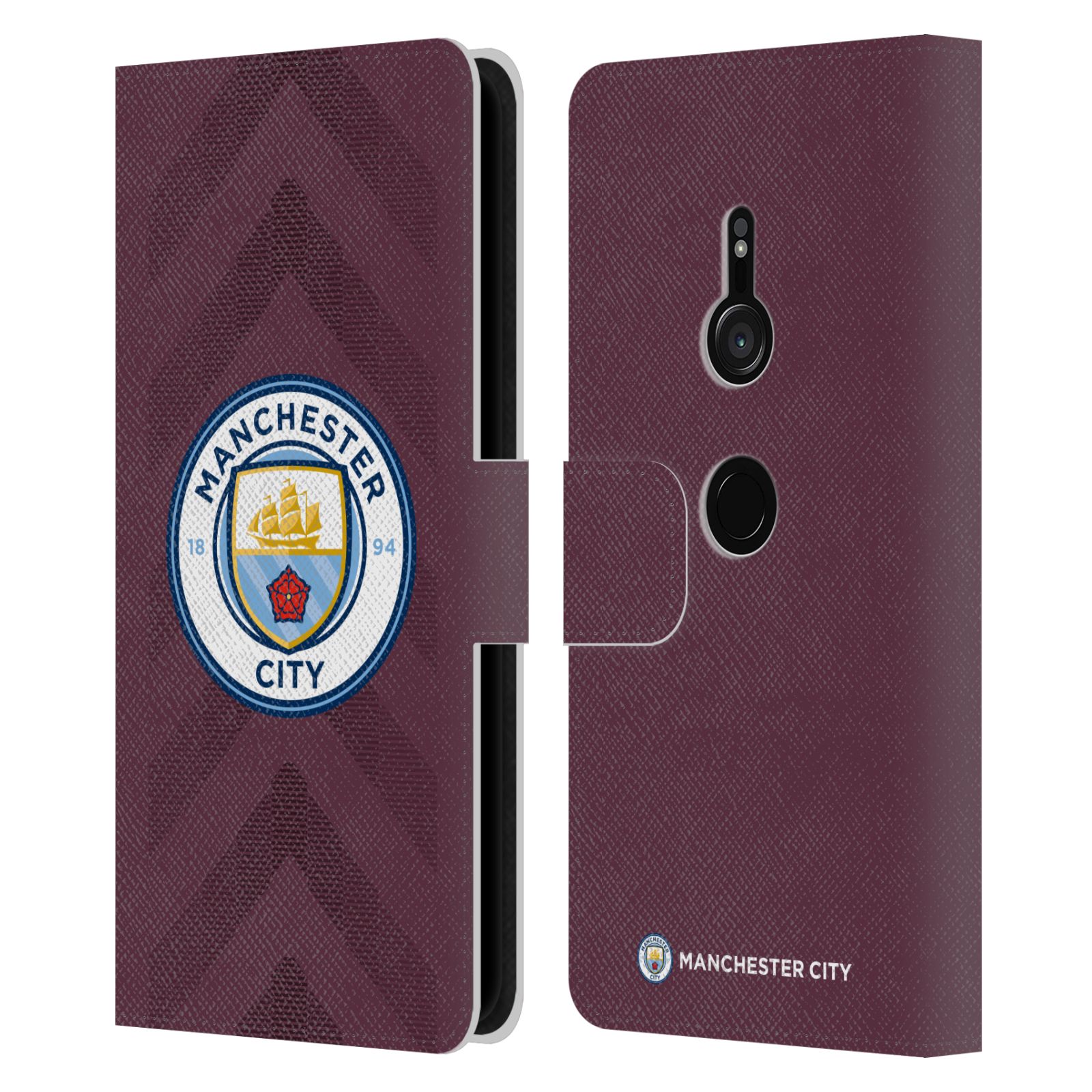 MAN CITY FC 2022/23 BADGE KIT LEATHER BOOK WALLET CASE COVER FOR SONY PHONES 1 - 第 10/12 張圖片