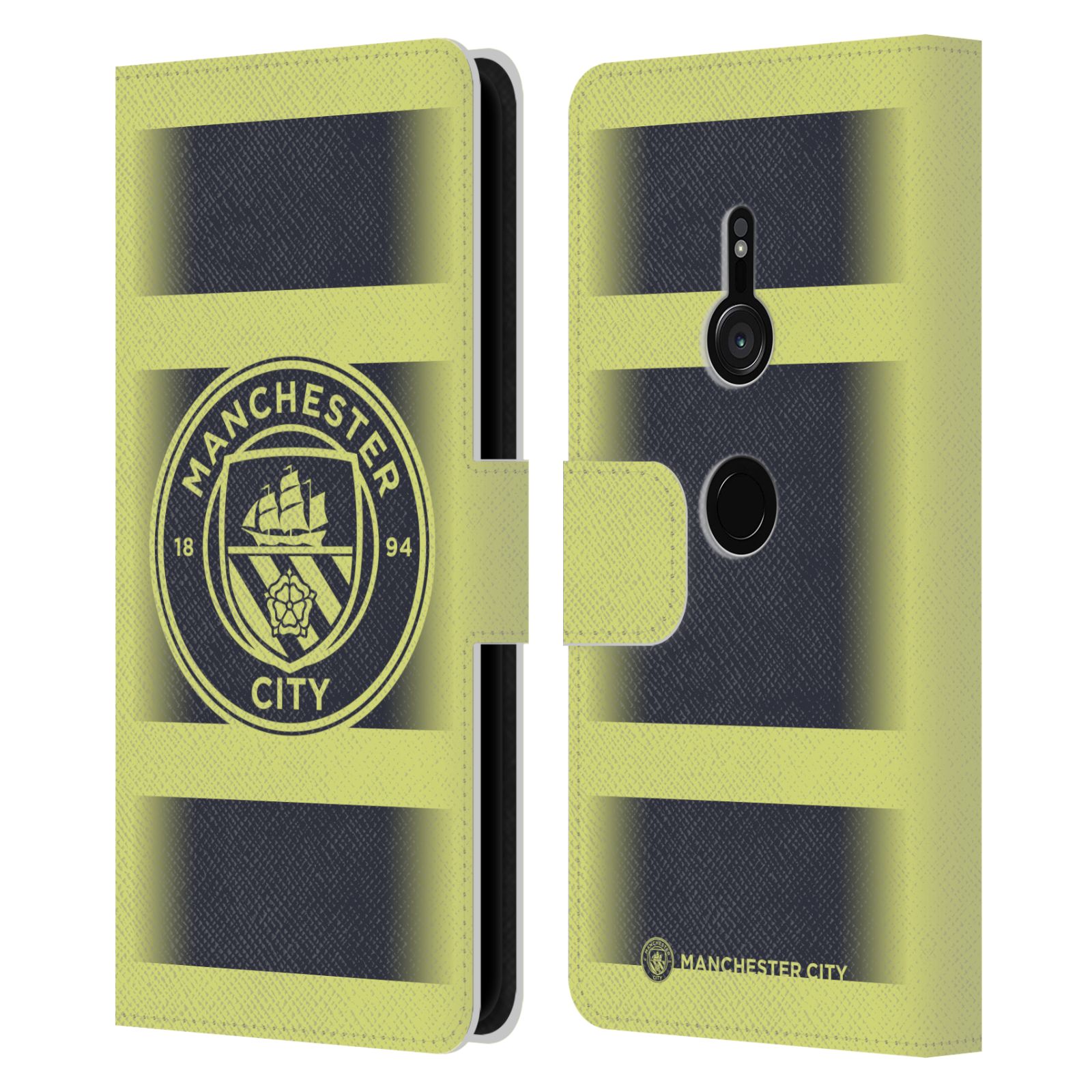 MAN CITY FC 2022/23 BADGE KIT LEATHER BOOK WALLET CASE COVER FOR SONY PHONES 1 - 第 11/12 張圖片