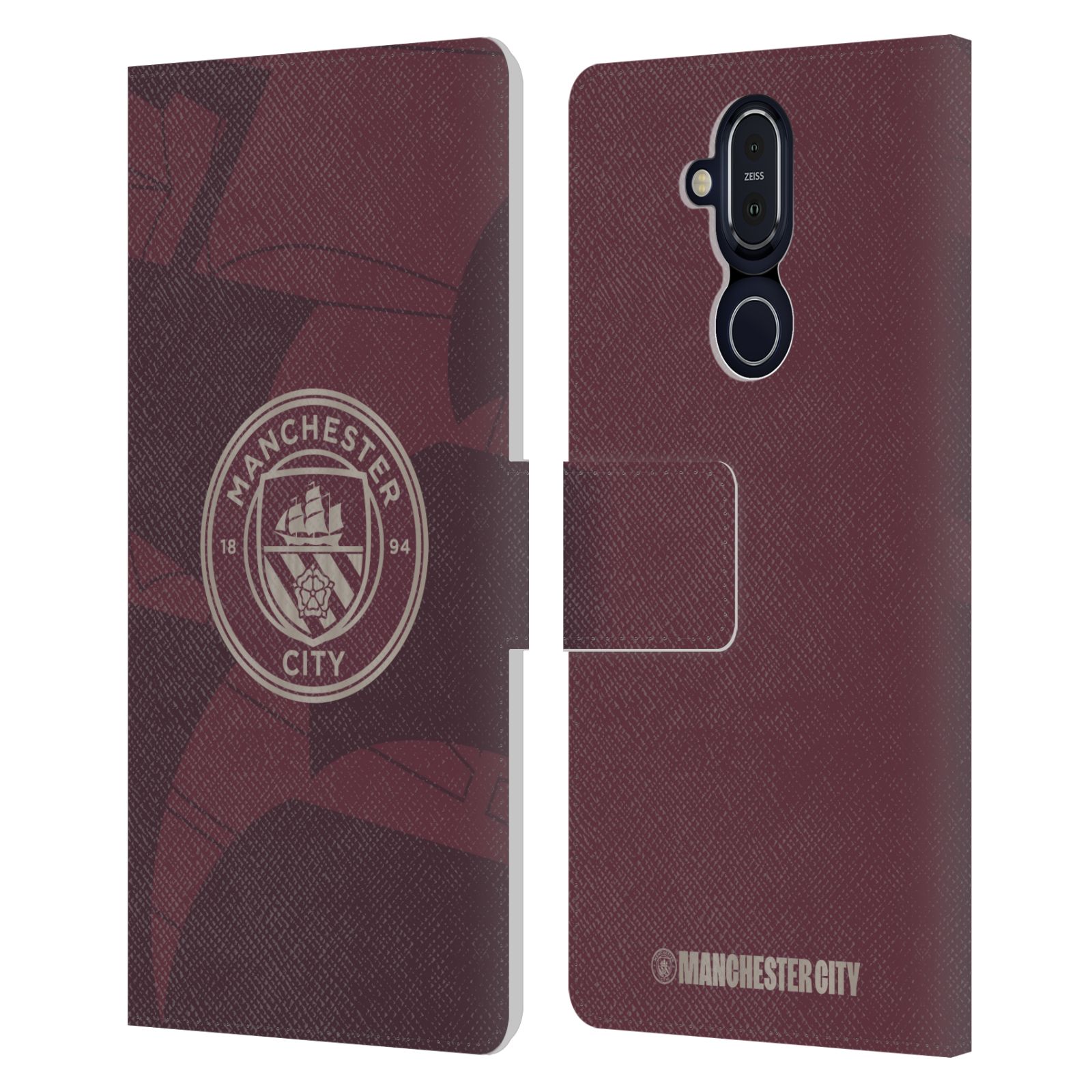 MANCHESTER CITY MAN CITY FC 2024/25 BADGE KIT LEATHER BOOK CASE FOR NOKIA PHONES - Picture 9 of 9
