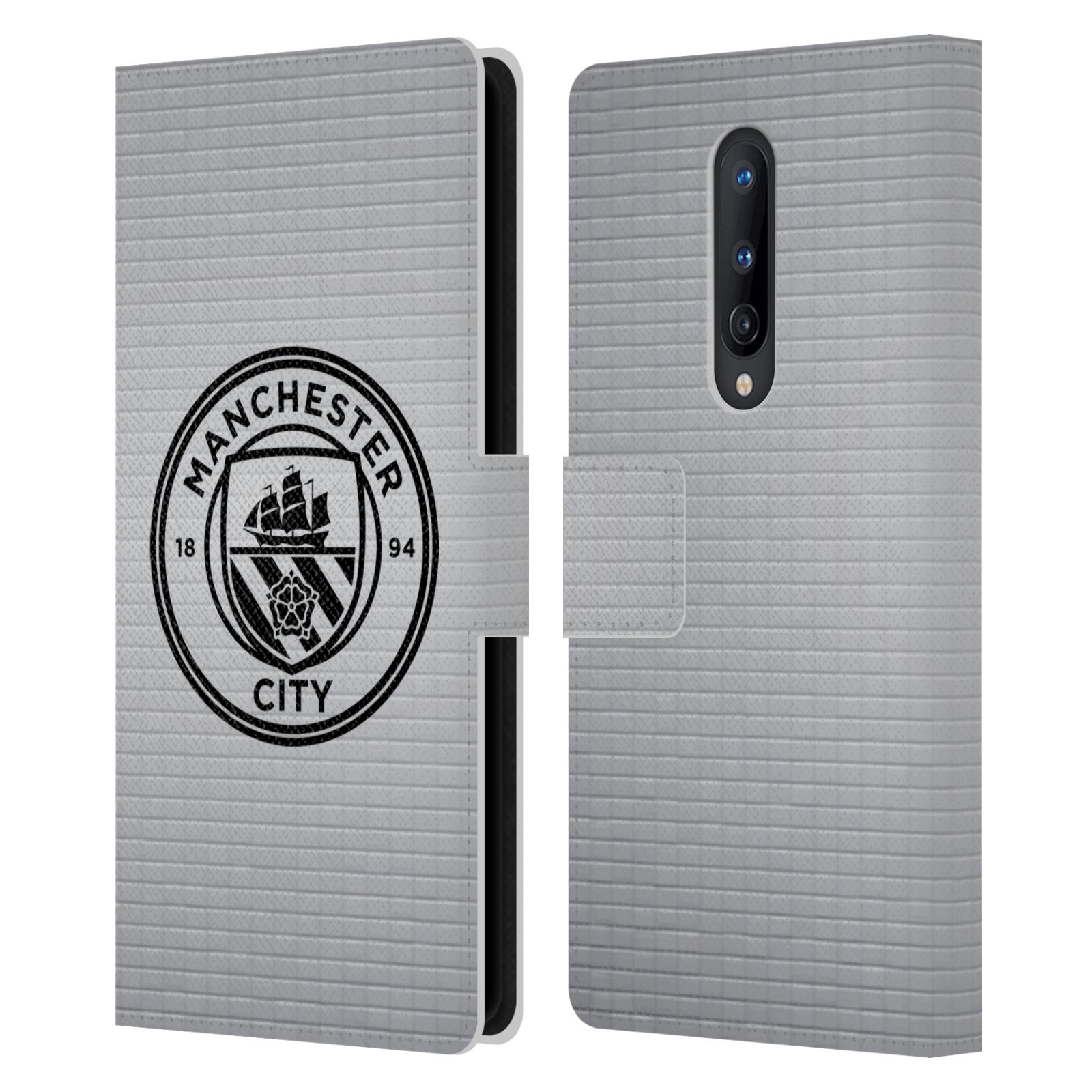 MANCHESTER CITY MAN CITY FC BADGE PIXELS LEATHER BOOK CASE FOR ONEPLUS PHONES - Picture 12 of 16