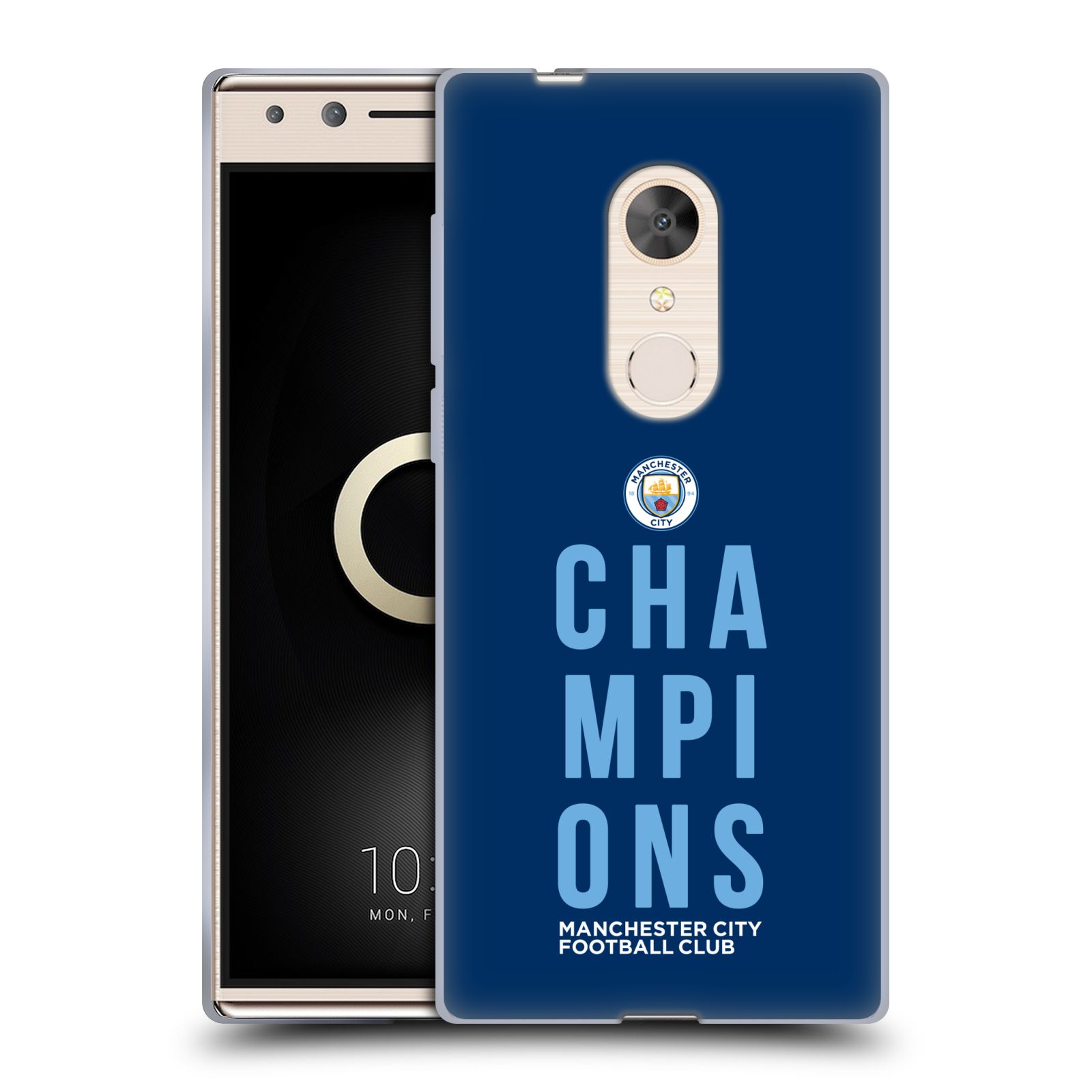 OFFICIAL MANCHESTER CITY MAN CITY FC 2019 CHAMPIONS GEL CASE FOR ALCATEL PHONES - 第 8/11 張圖片