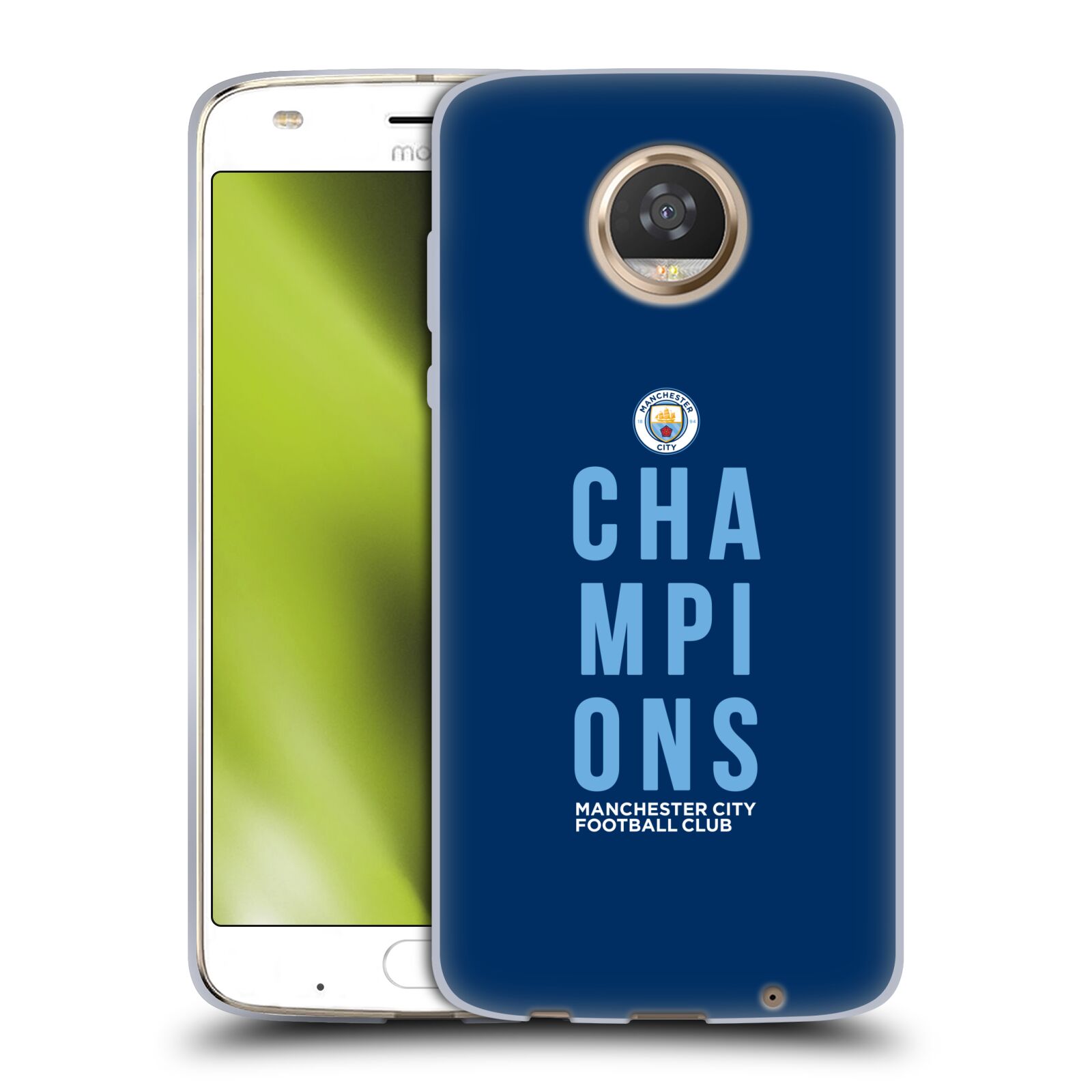 Funda de gel suave Manchester City Man City FC 2019 Champions para teléfonos Motorola 2 - Imagen 8 de 11