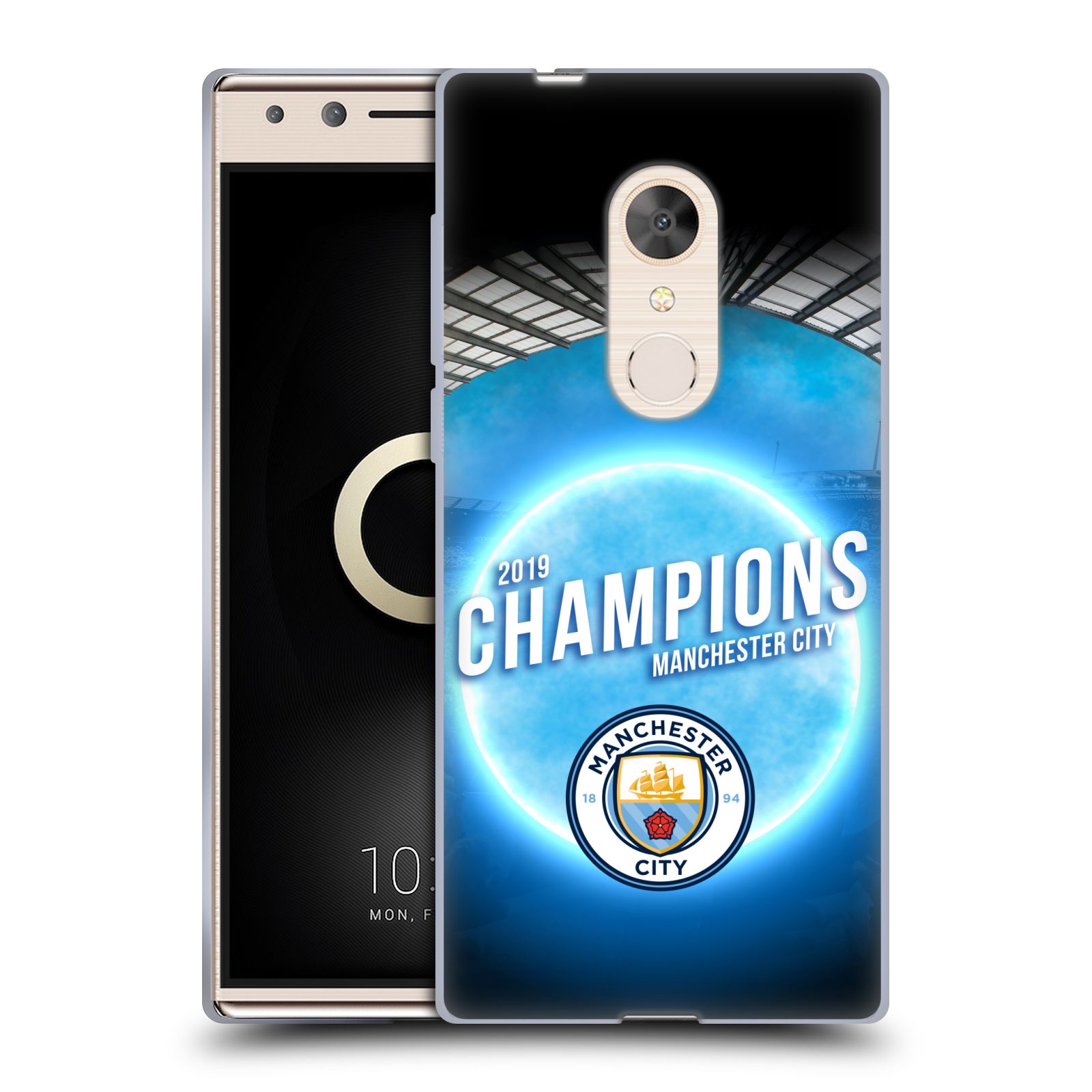 OFFICIAL MANCHESTER CITY MAN CITY FC 2019 CHAMPIONS GEL CASE FOR ALCATEL PHONES - 第 9/11 張圖片