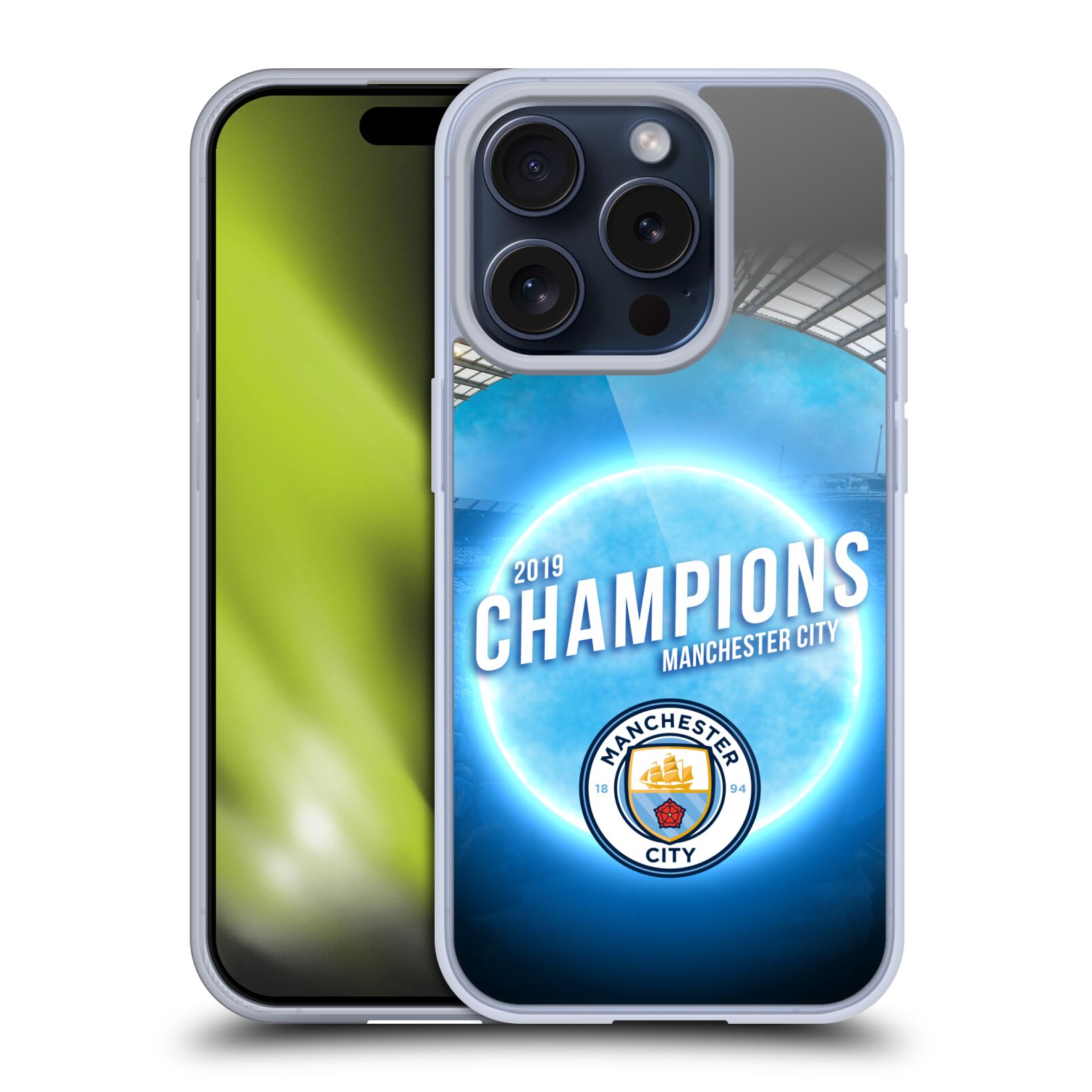 MAN CITY FC 2019 CHAMPIONS ÉTUI COQUE EN GEL POUR APPLE iPHONE TÉLÉPHONES - Photo 10 sur 11