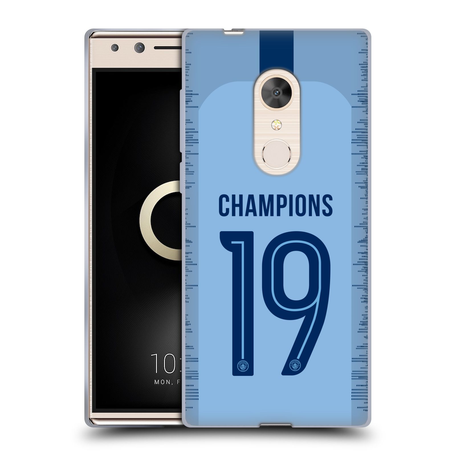 OFFICIAL MANCHESTER CITY MAN CITY FC 2019 CHAMPIONS GEL CASE FOR ALCATEL PHONES - 第 11/11 張圖片