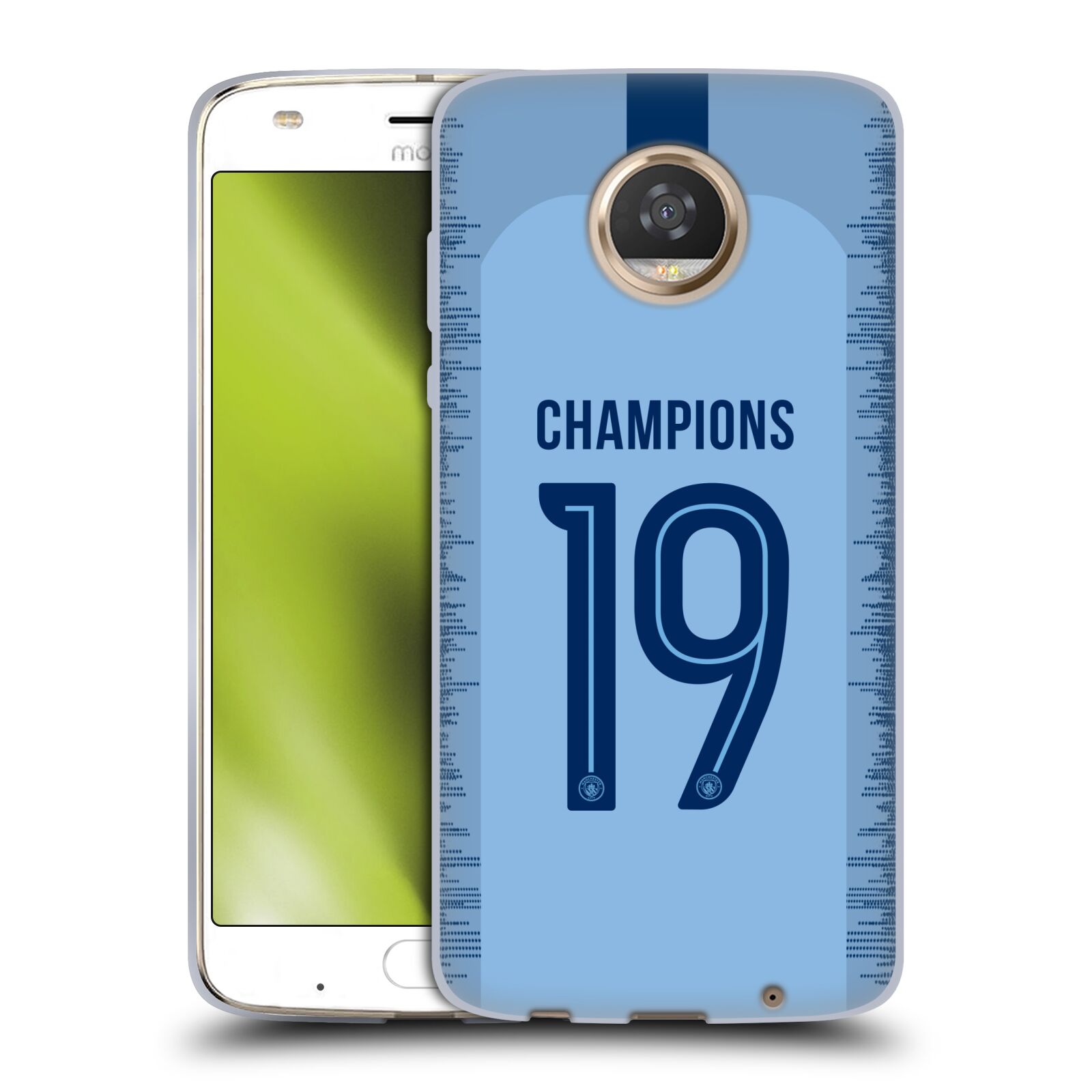 Funda de gel suave Manchester City Man City FC 2019 Champions para teléfonos Motorola 2 - Imagen 11 de 11